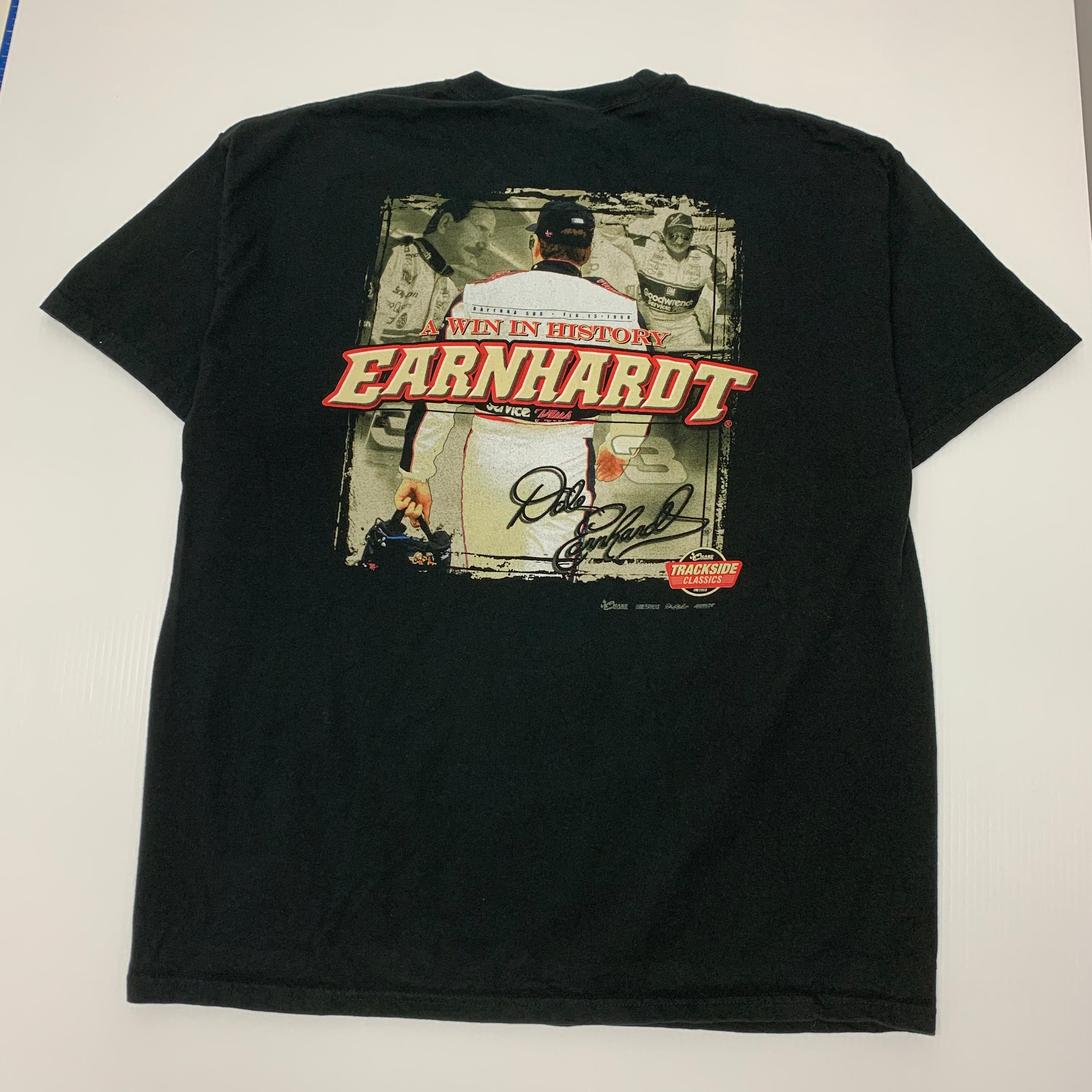 Dale Earnhardt A Win In History Tee XL