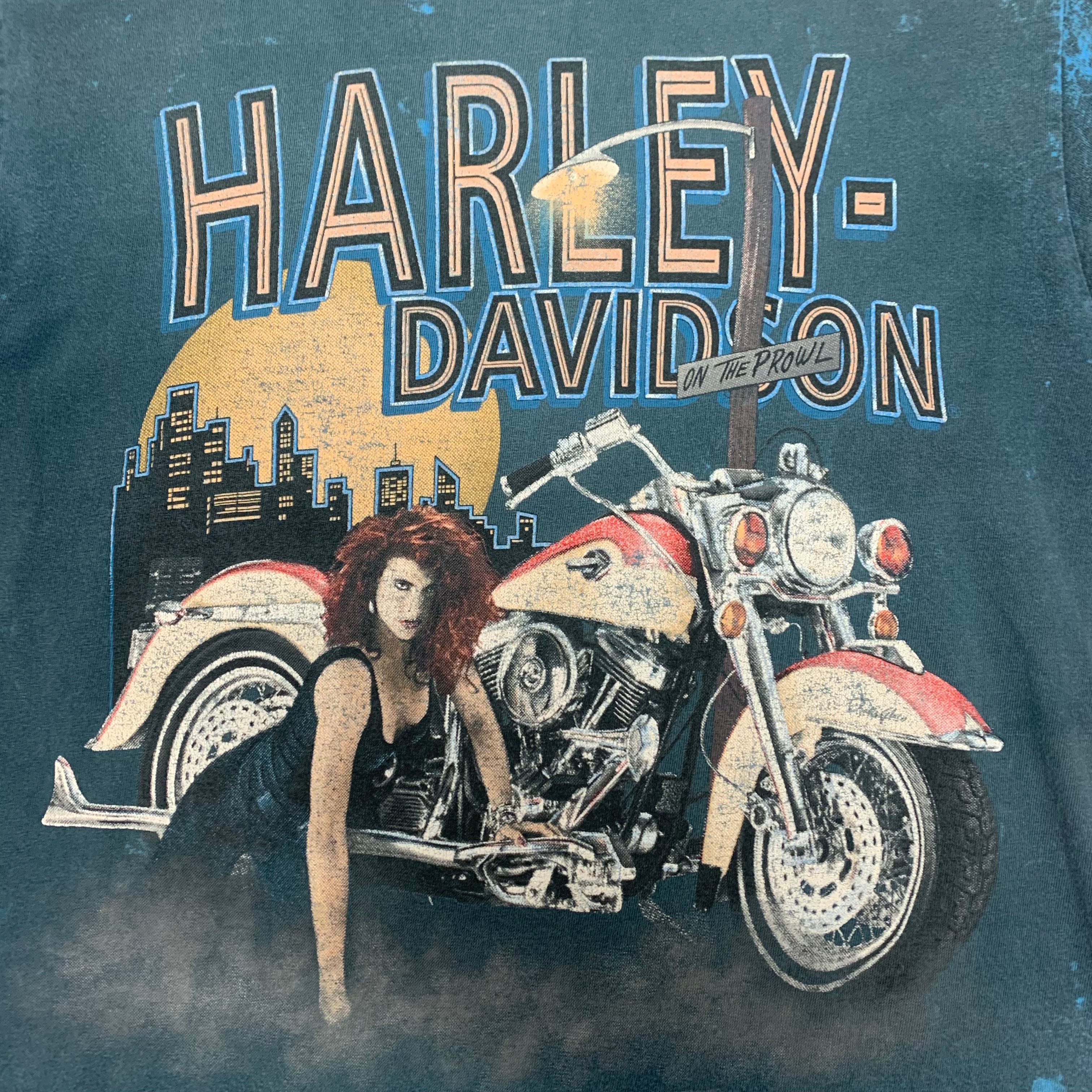 90s Harley Davidson On The Prowl Tee M