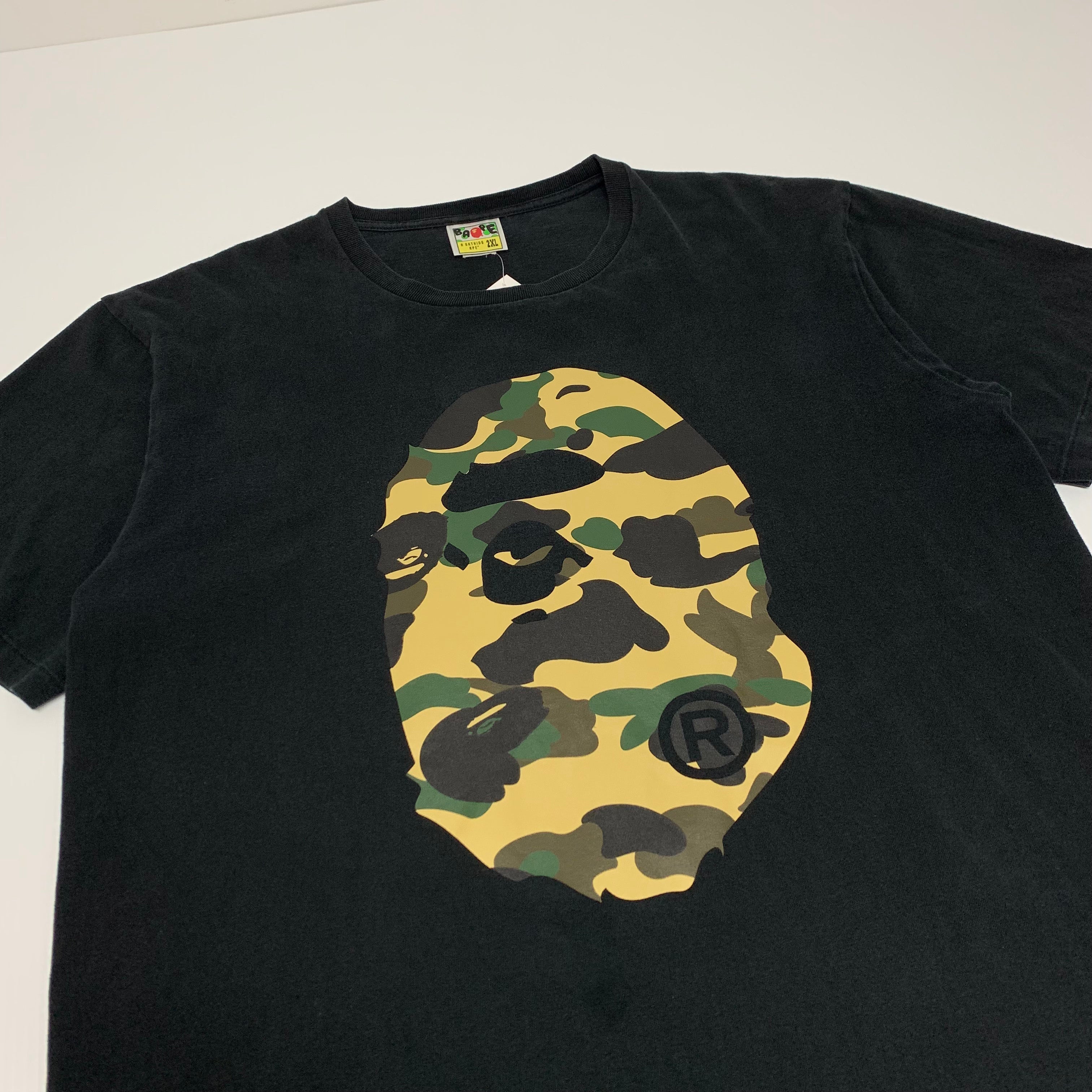 Bape Camo Head Tee XXL
