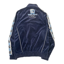 Load image into Gallery viewer, 2000s Karl Kani Tape Logo Velour Track Jacket L

