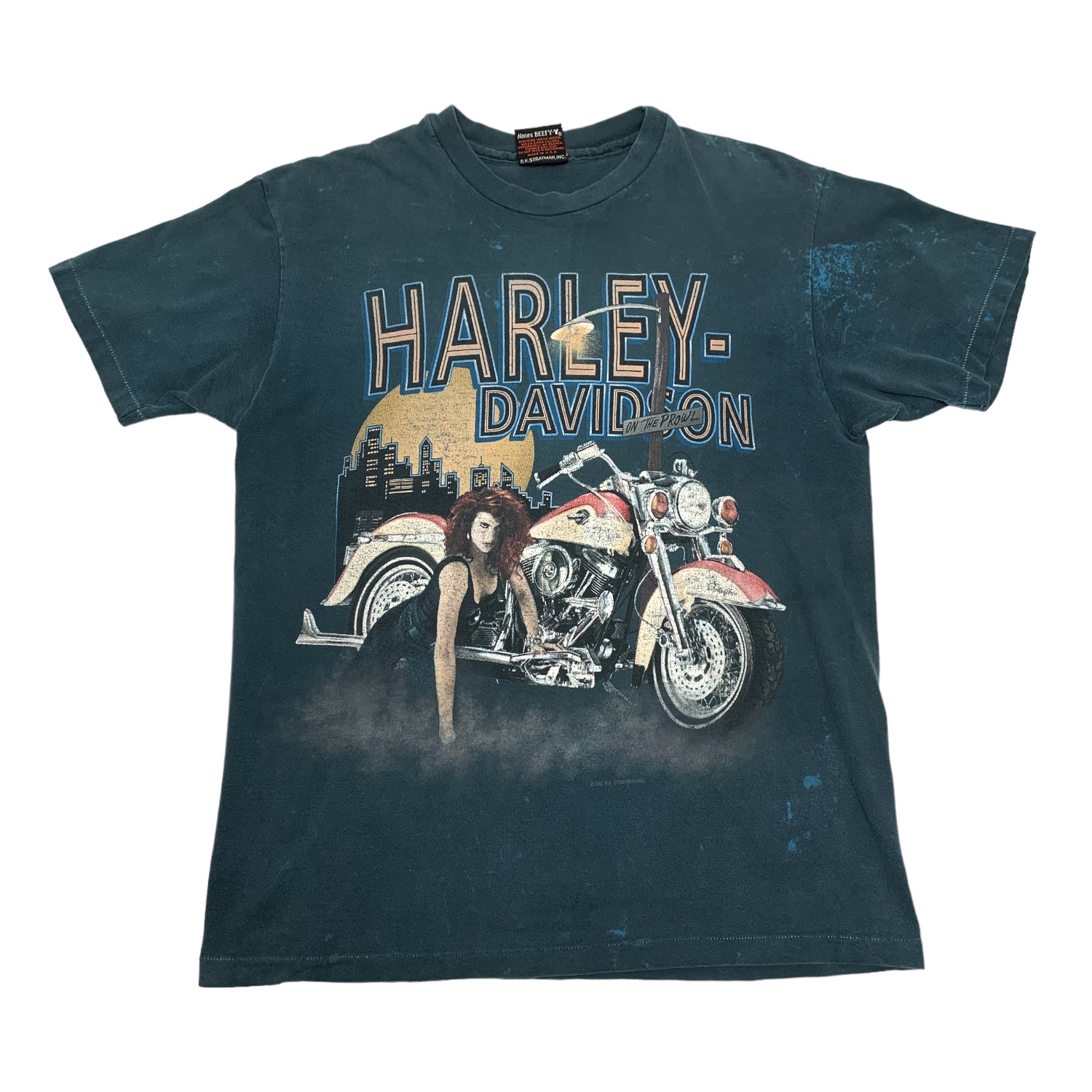 90s Harley Davidson On The Prowl Tee M
