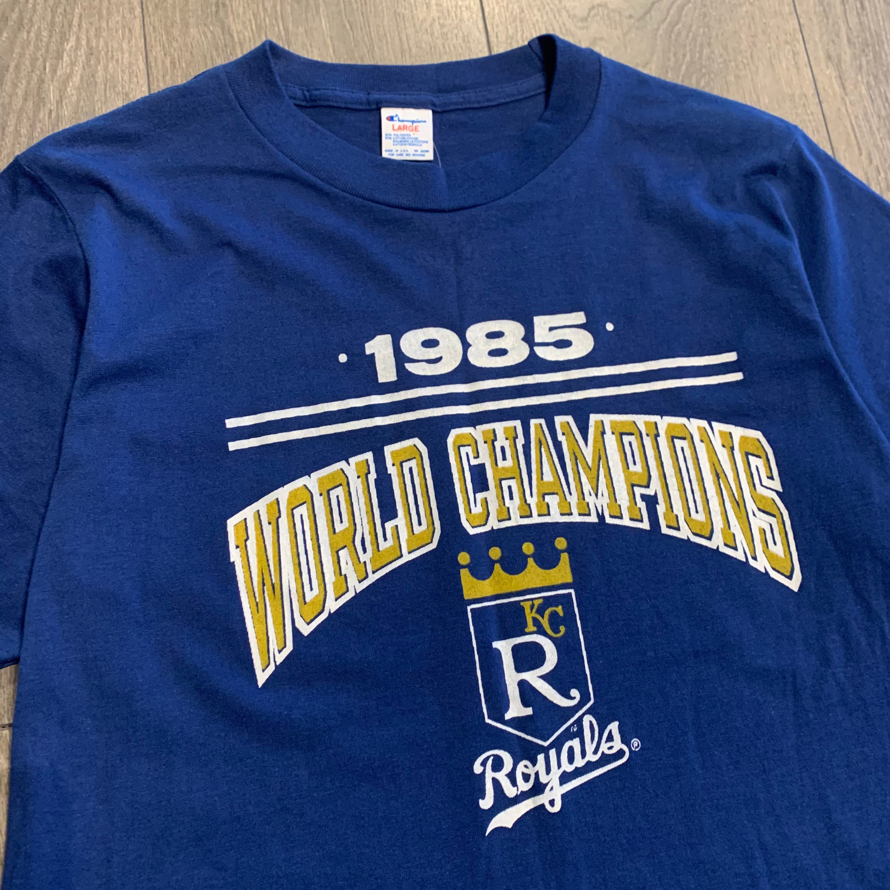 1985 KC World Champs Tee L