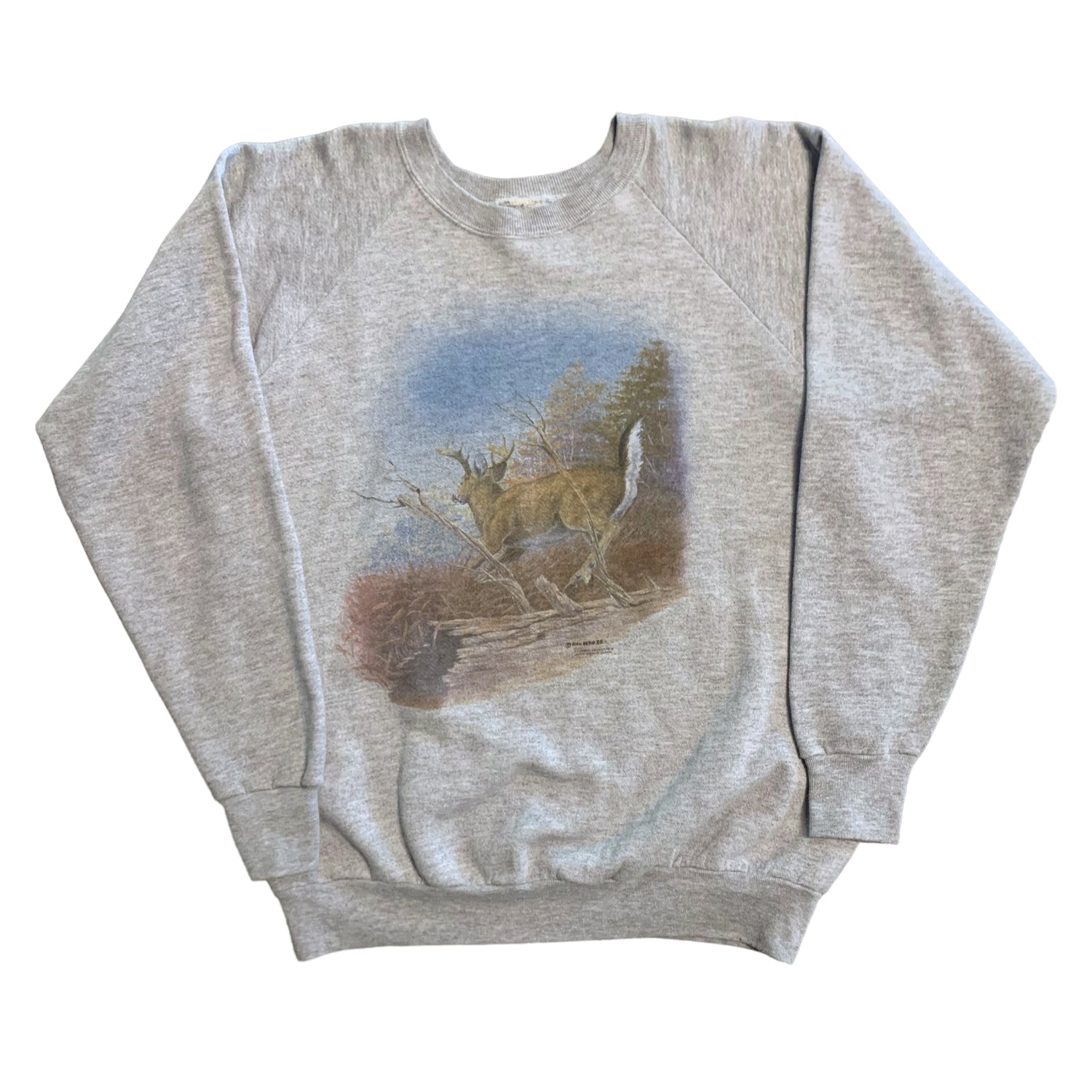Vintage Rick Bare Deer Crewneck XL