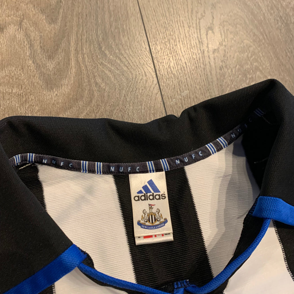 1999-00 Adidas Newcastle home jersey M