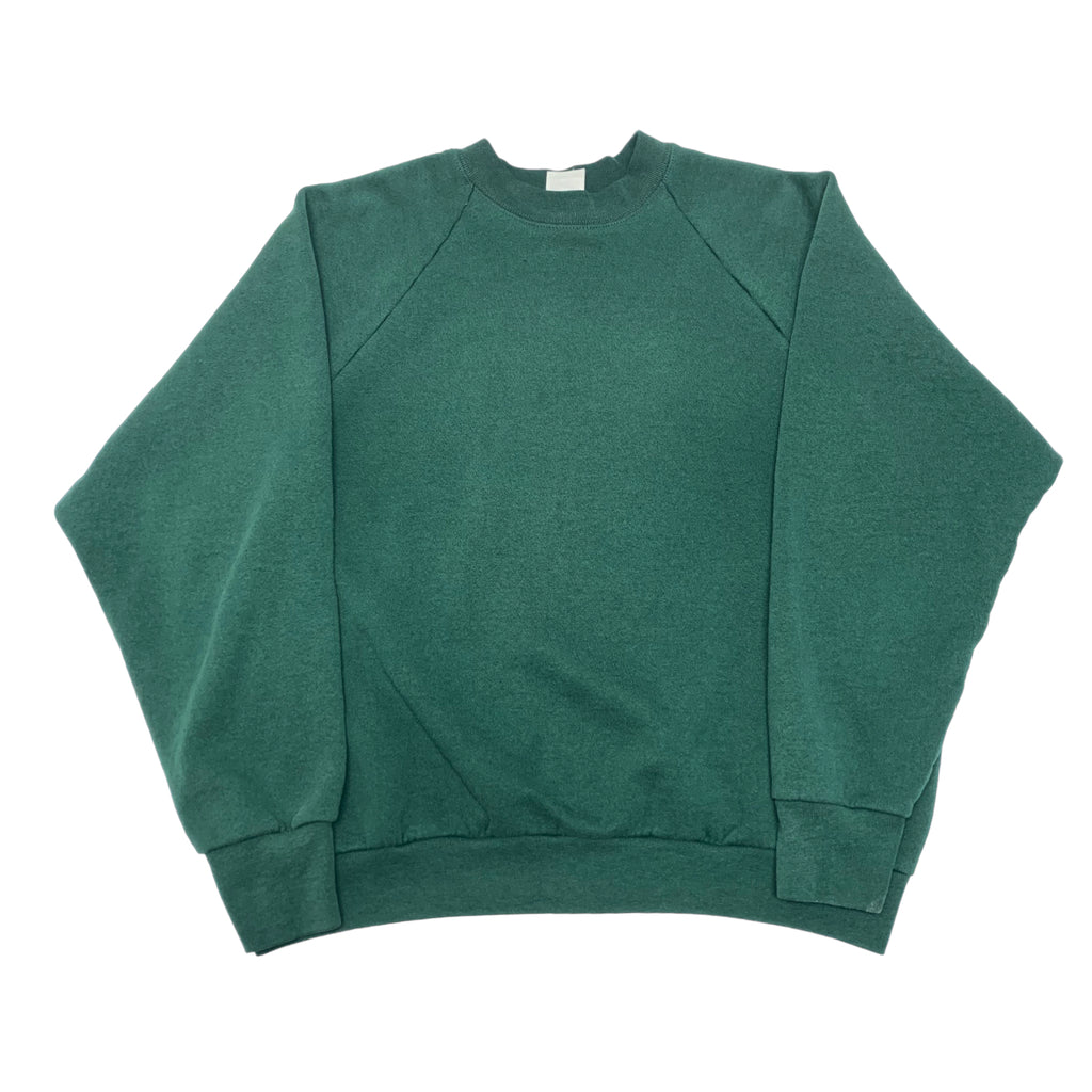 Vintage Green Raglan Crewneck XL
