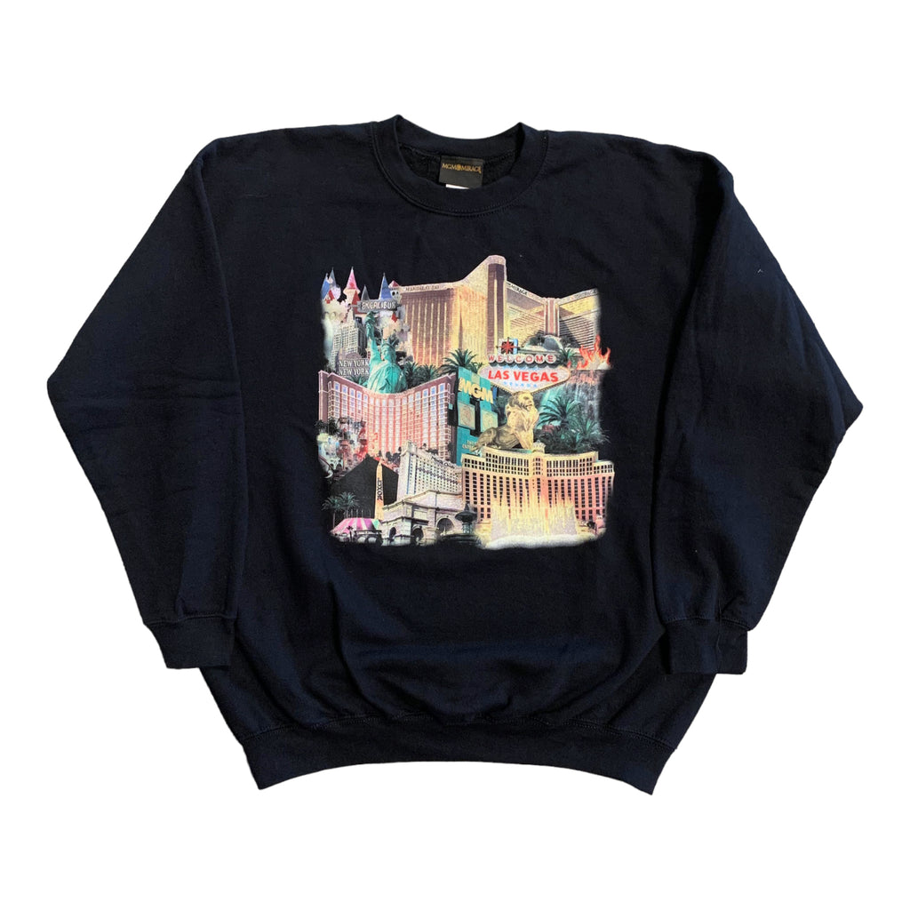 Black Las Vegas Graphic Crewneck XL