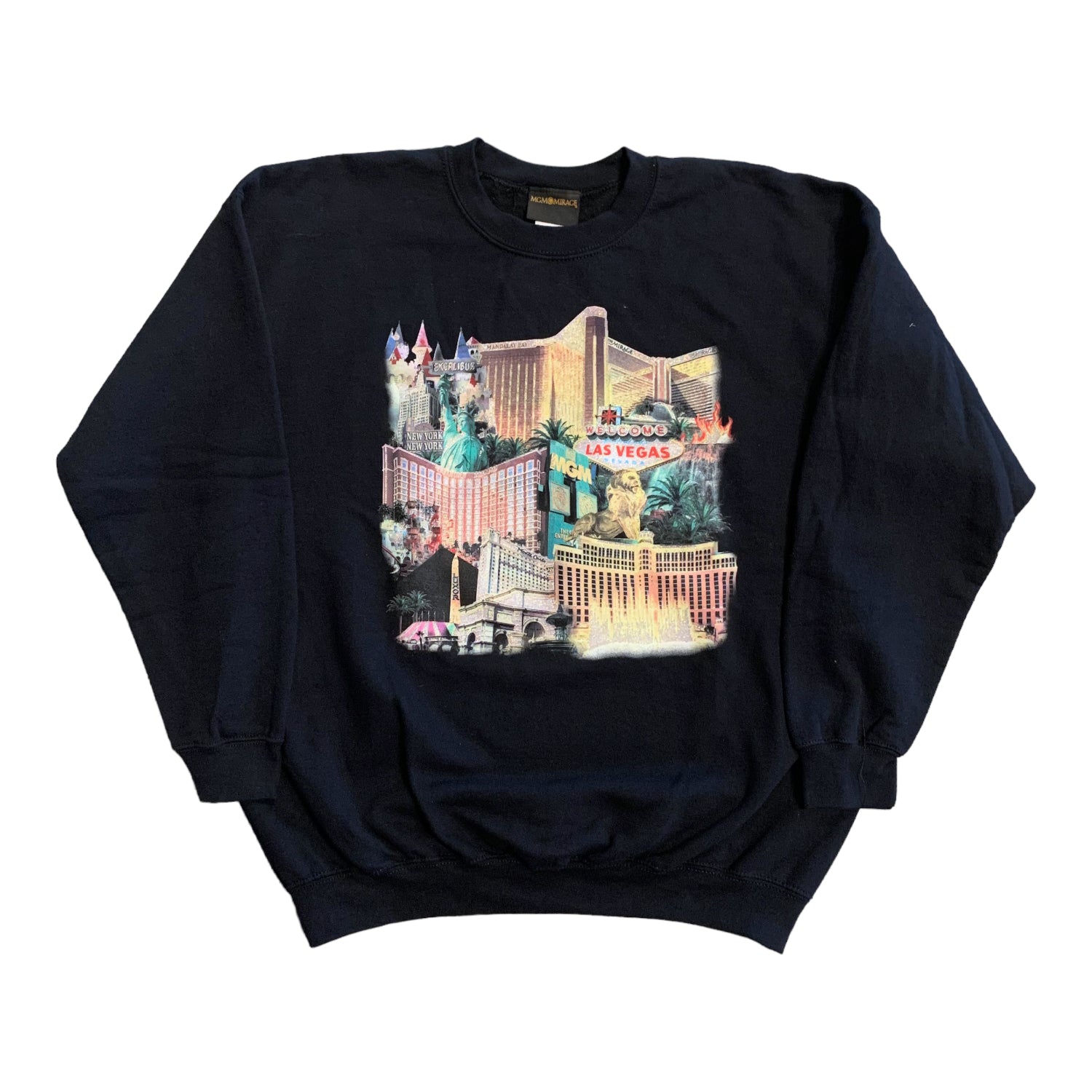 Black Las Vegas Graphic Crewneck XL
