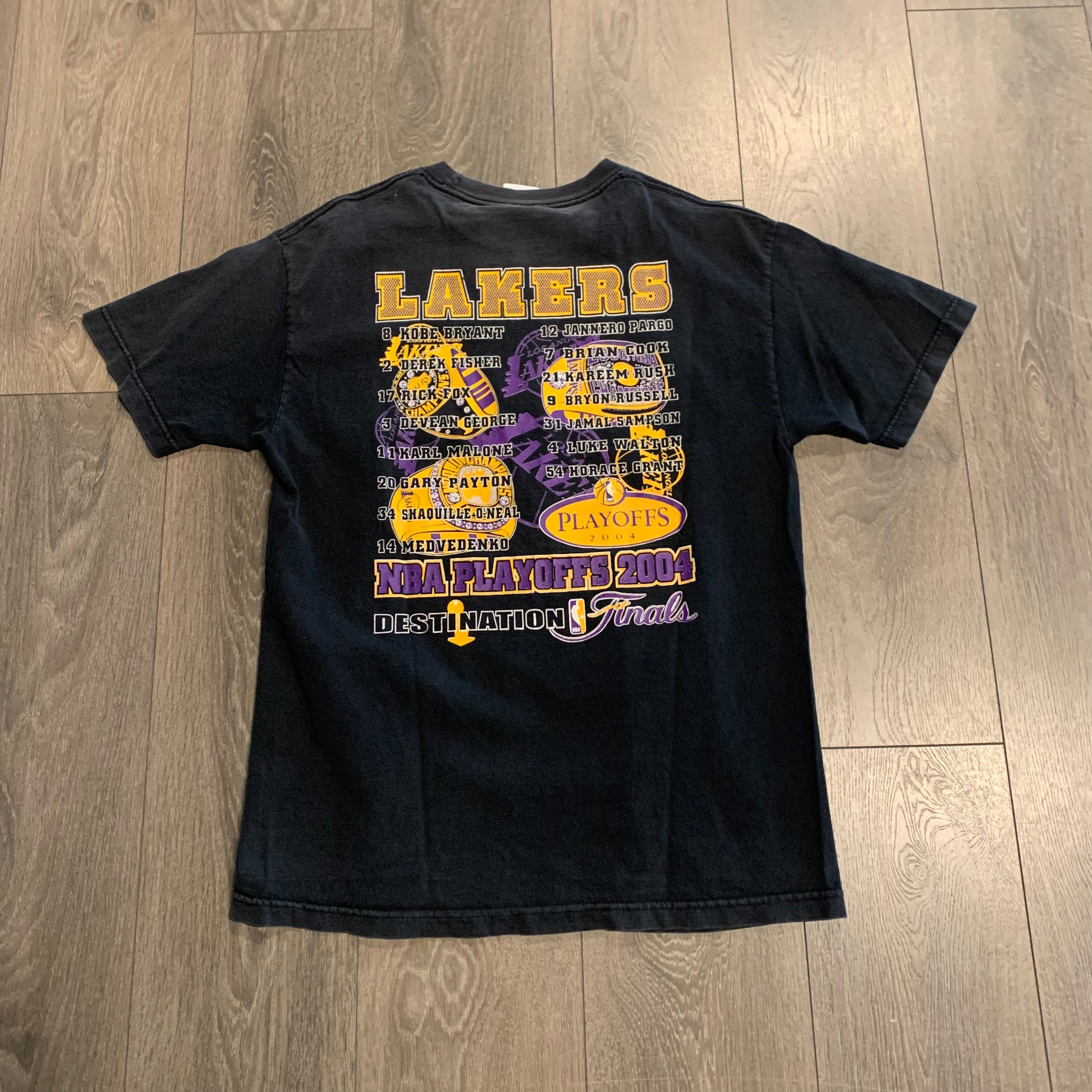 2004 Lakers NBA Playoffs Tee L