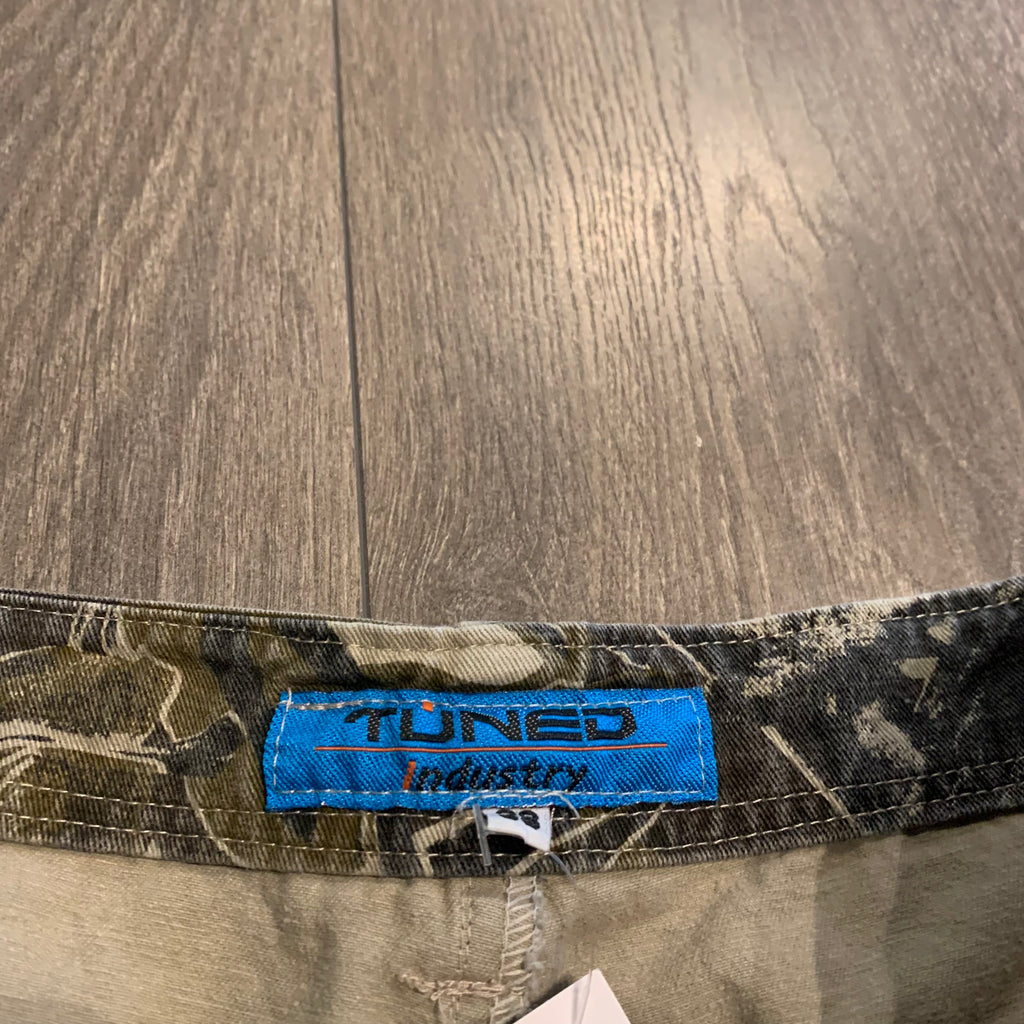 Y2K Tuned Industry Camo Shorts 38