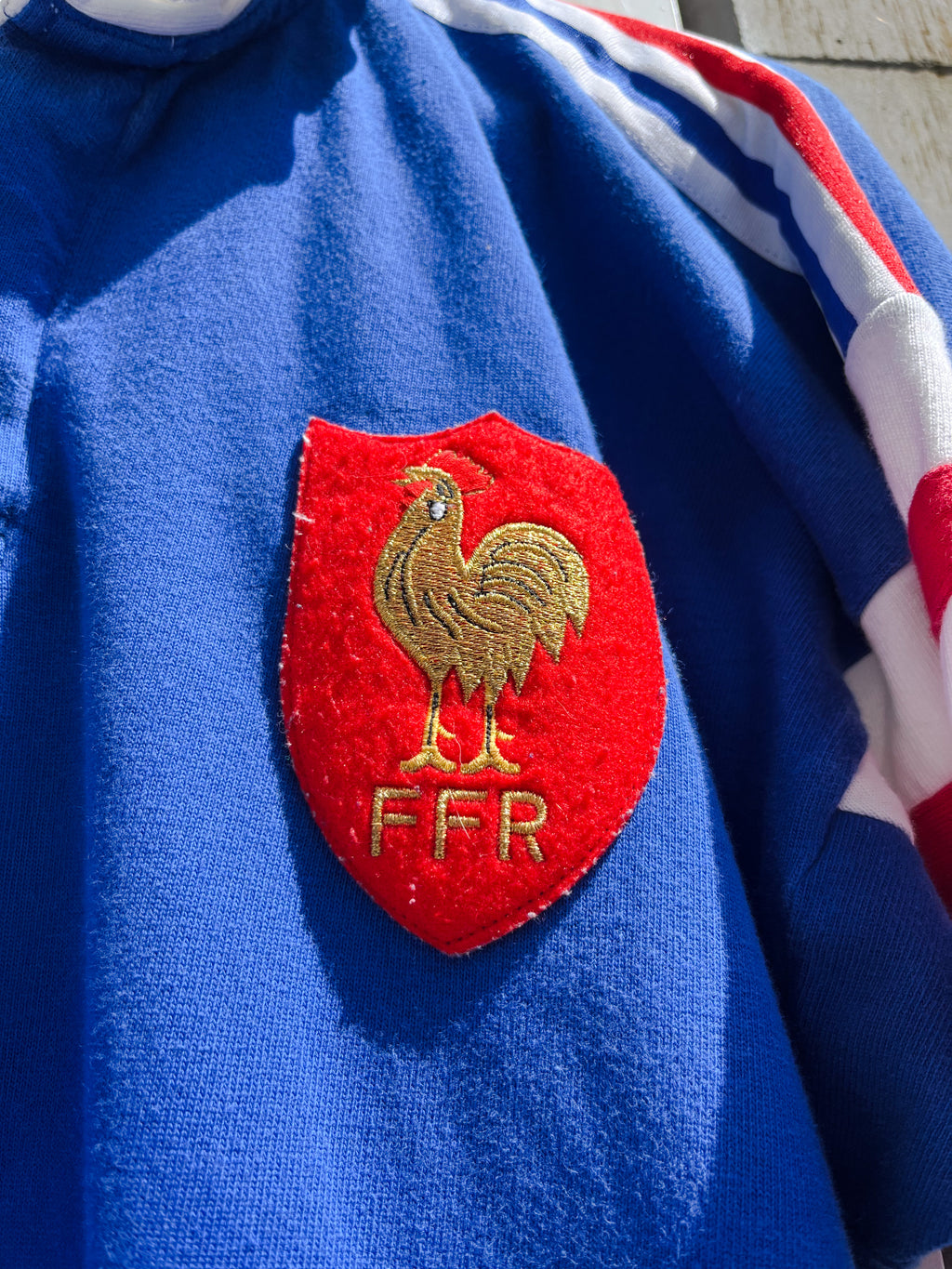Vintage Adidas France Rugby jersey L