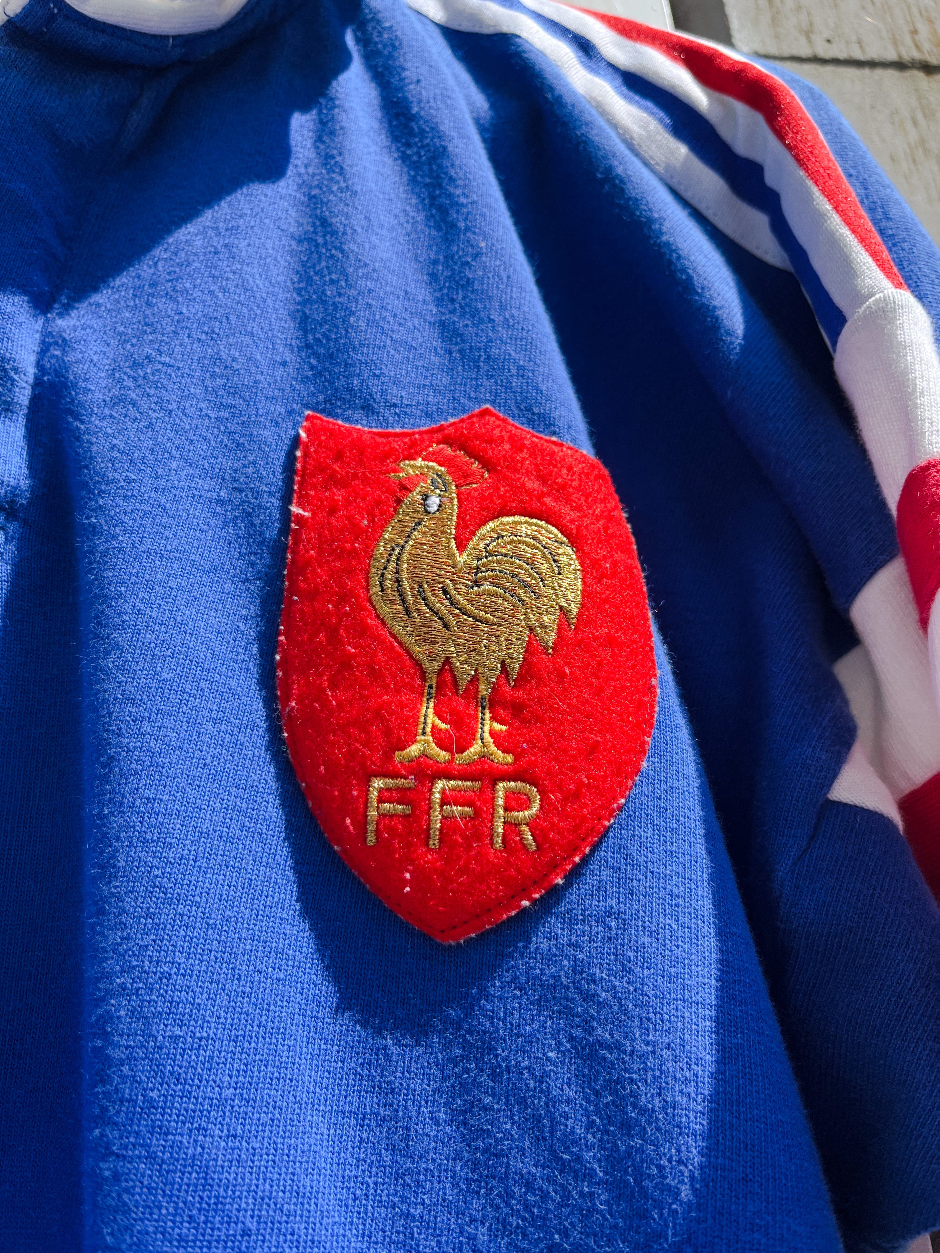 Vintage Adidas France Rugby jersey L