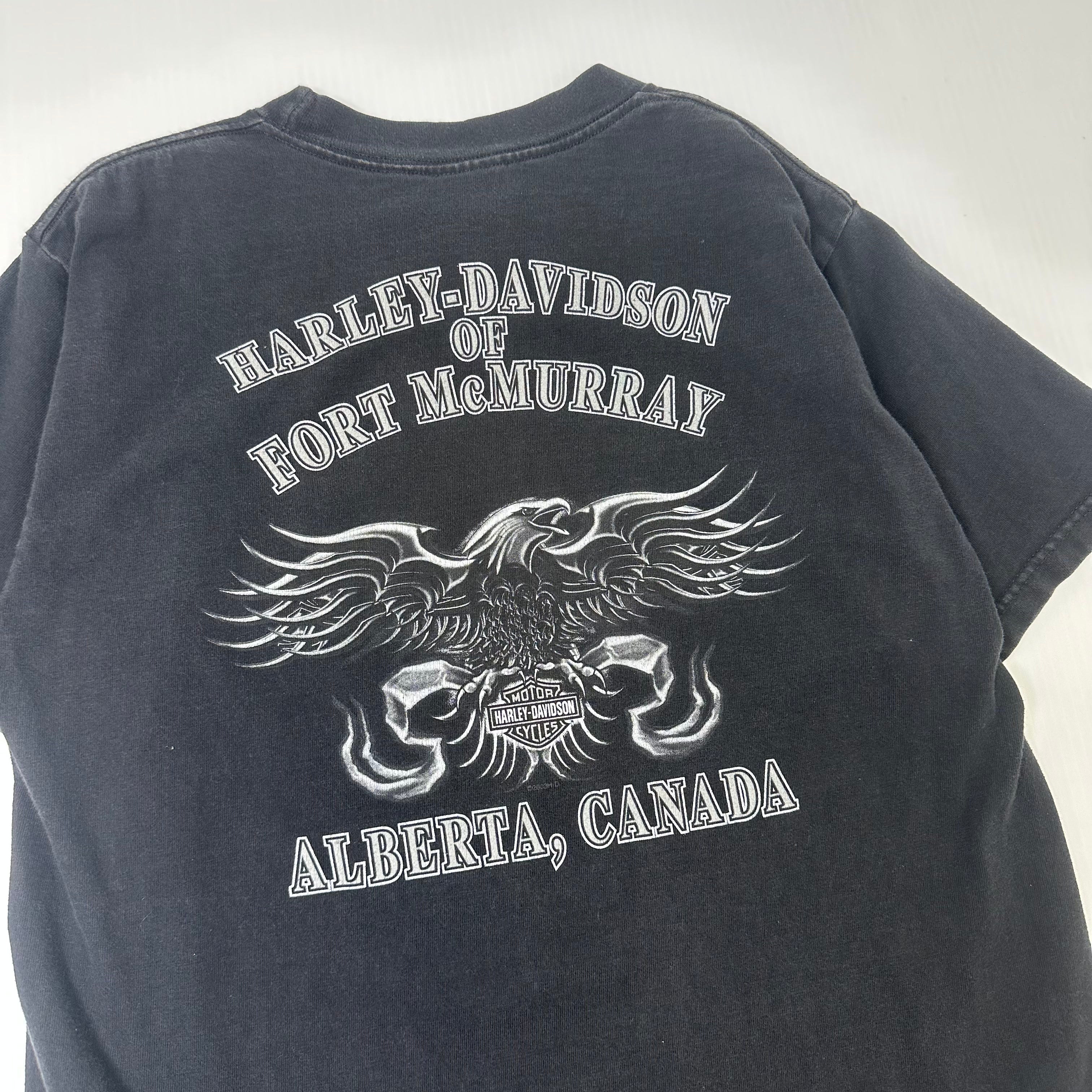 2003 Harley Davidson Fort McMurray Graphic Tee M