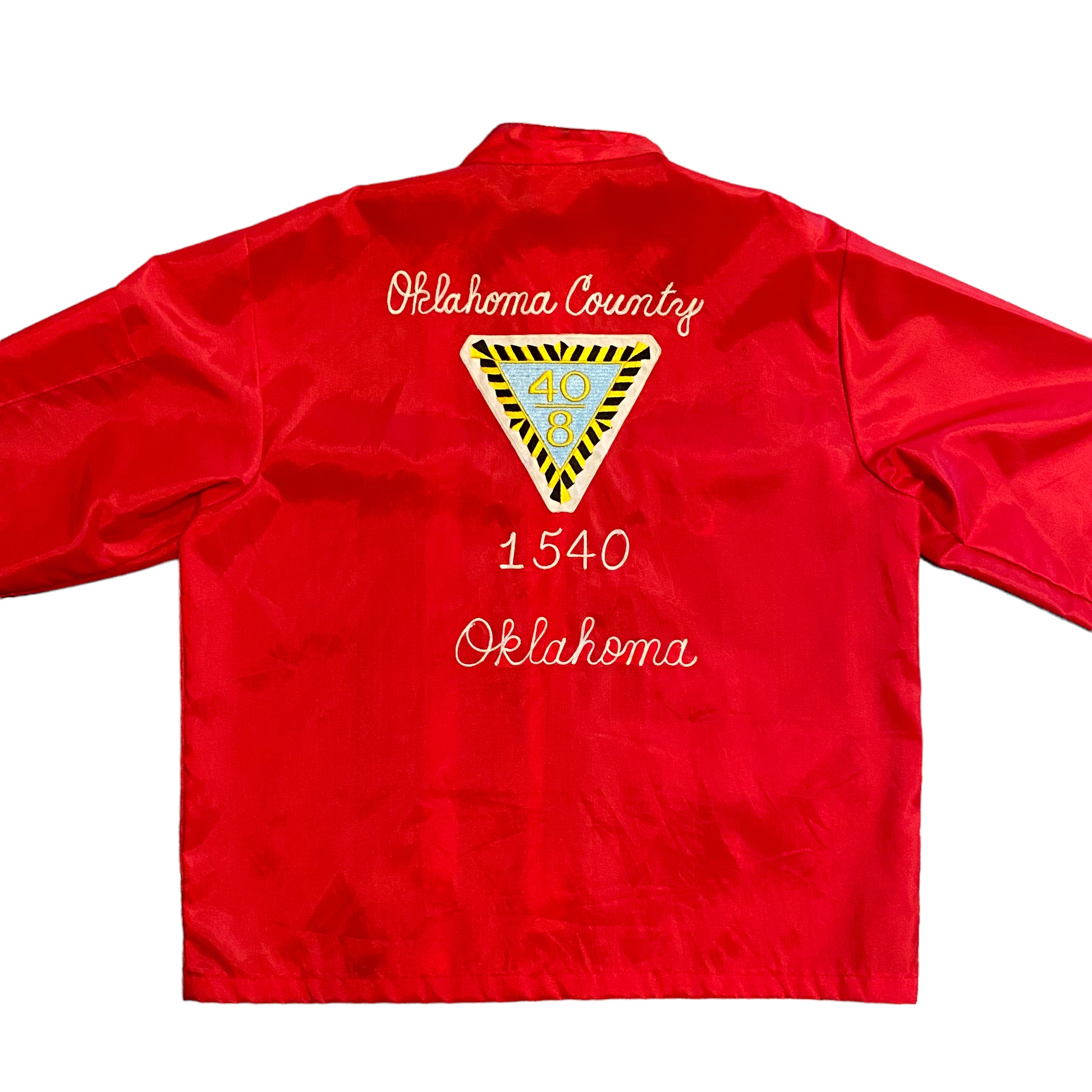 Vintage Oklahoma County Windbreaker L