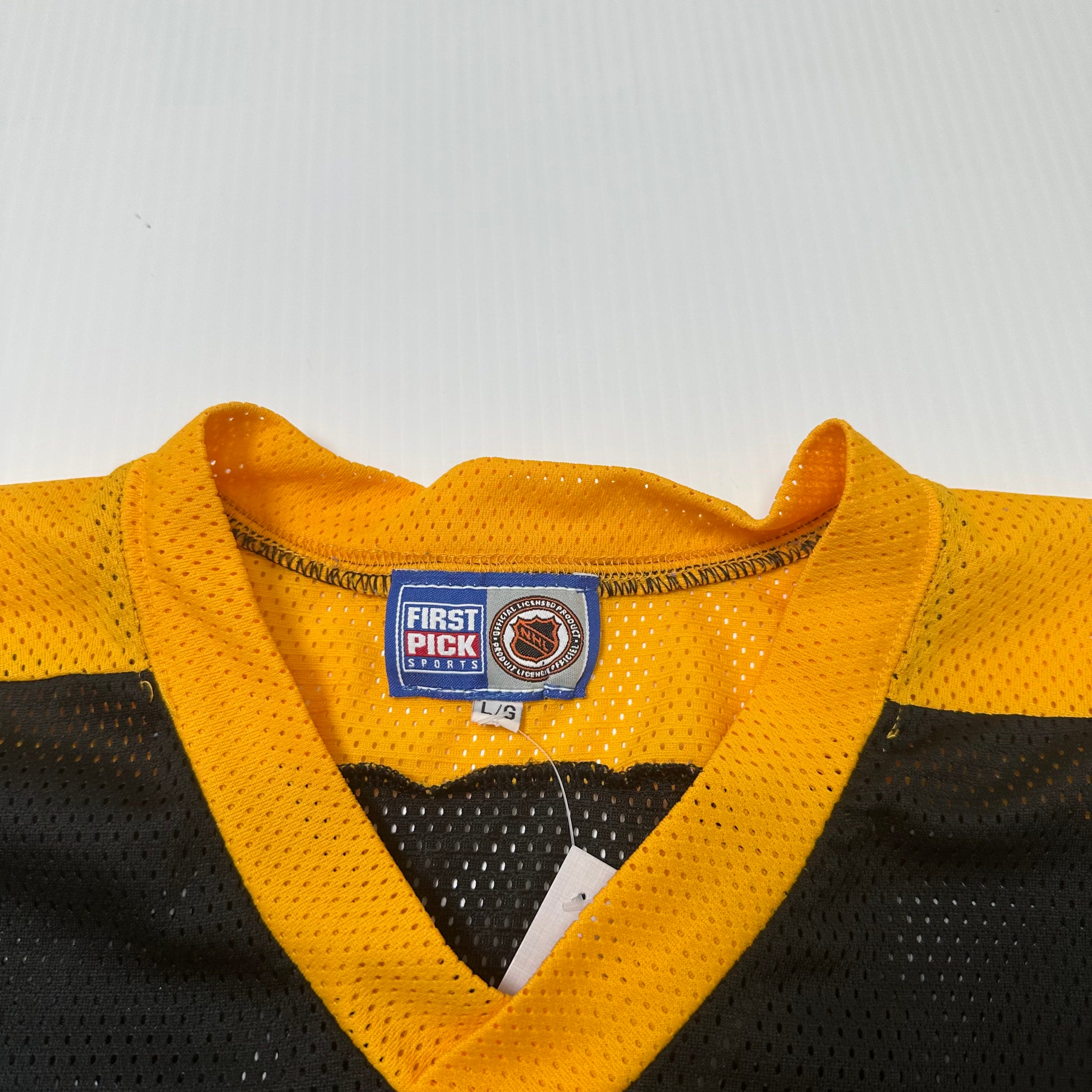 90s Boston Bruins Mesh Hockey NHL Jersey L