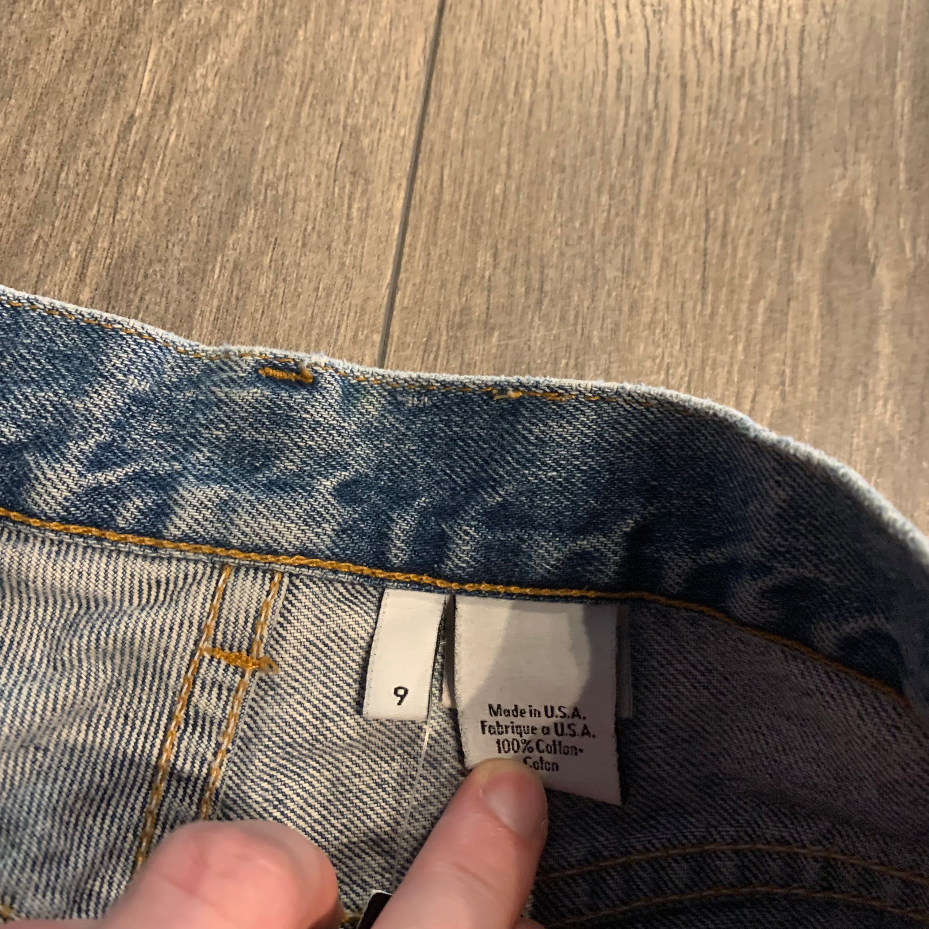 90s Calvin Klein Denim Shorts 9