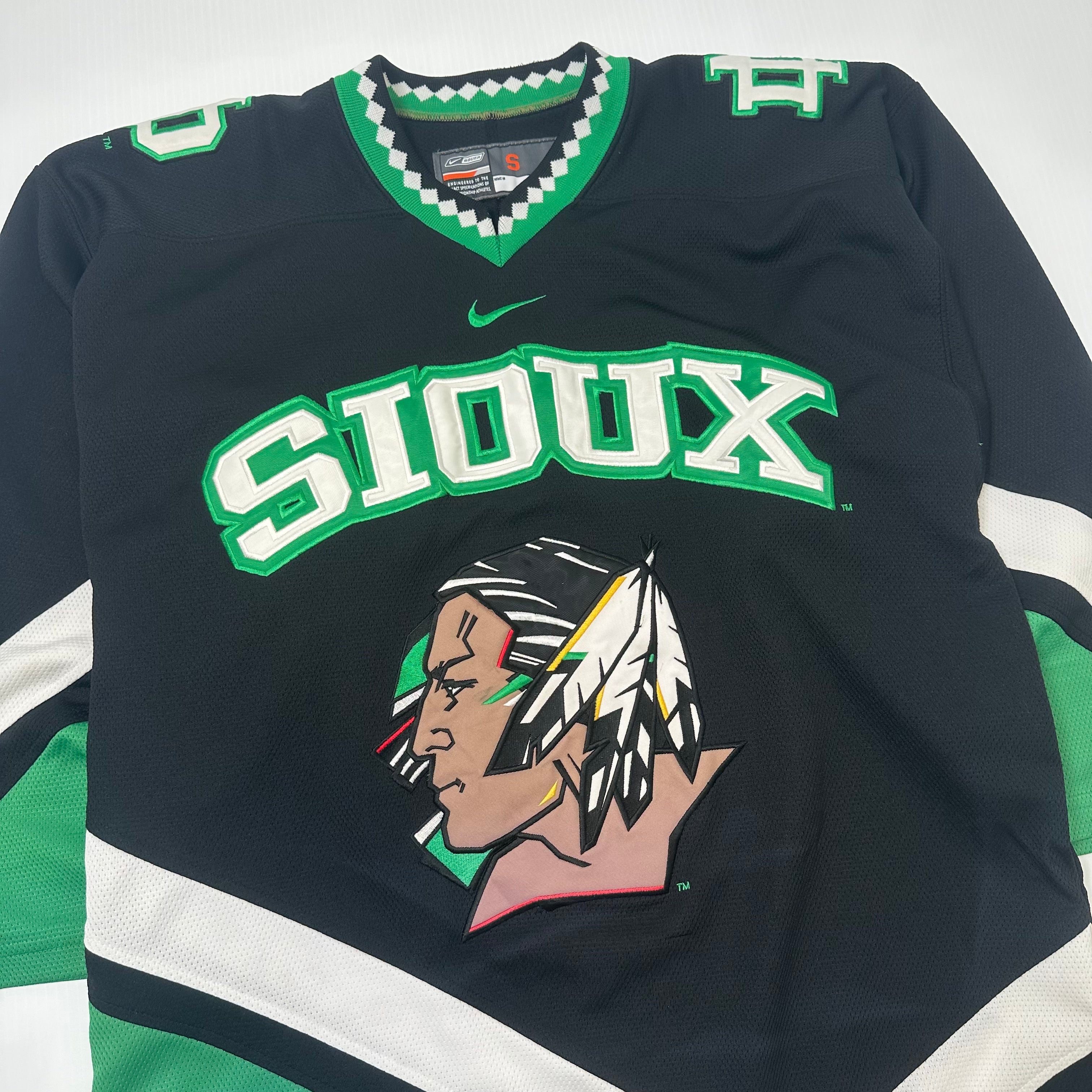 Vintage Nike Bauer Sioux Hockey Jersey S