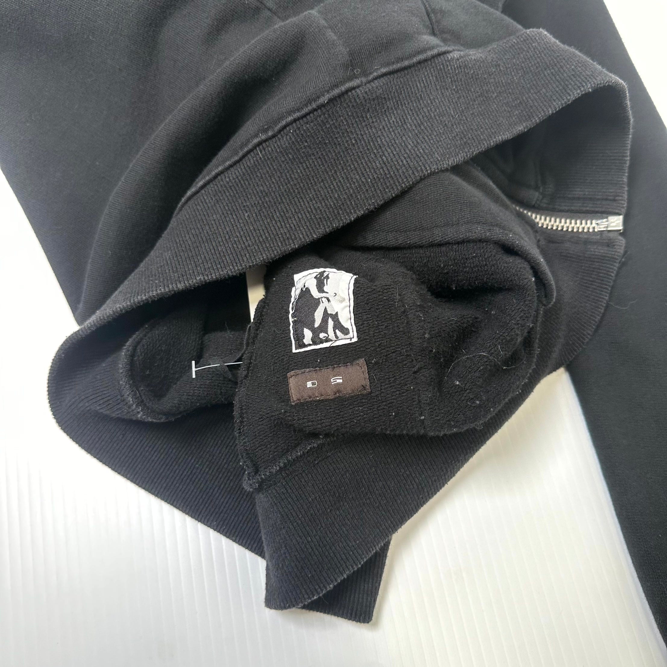 Rick Owens Drkshdw Asymmetrical Zip Hoodie S