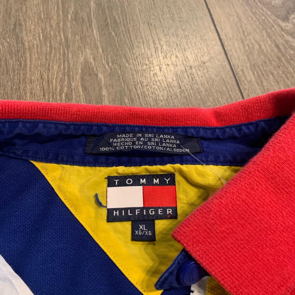 Vintage Tommy Hilfiger Striped Polo XL