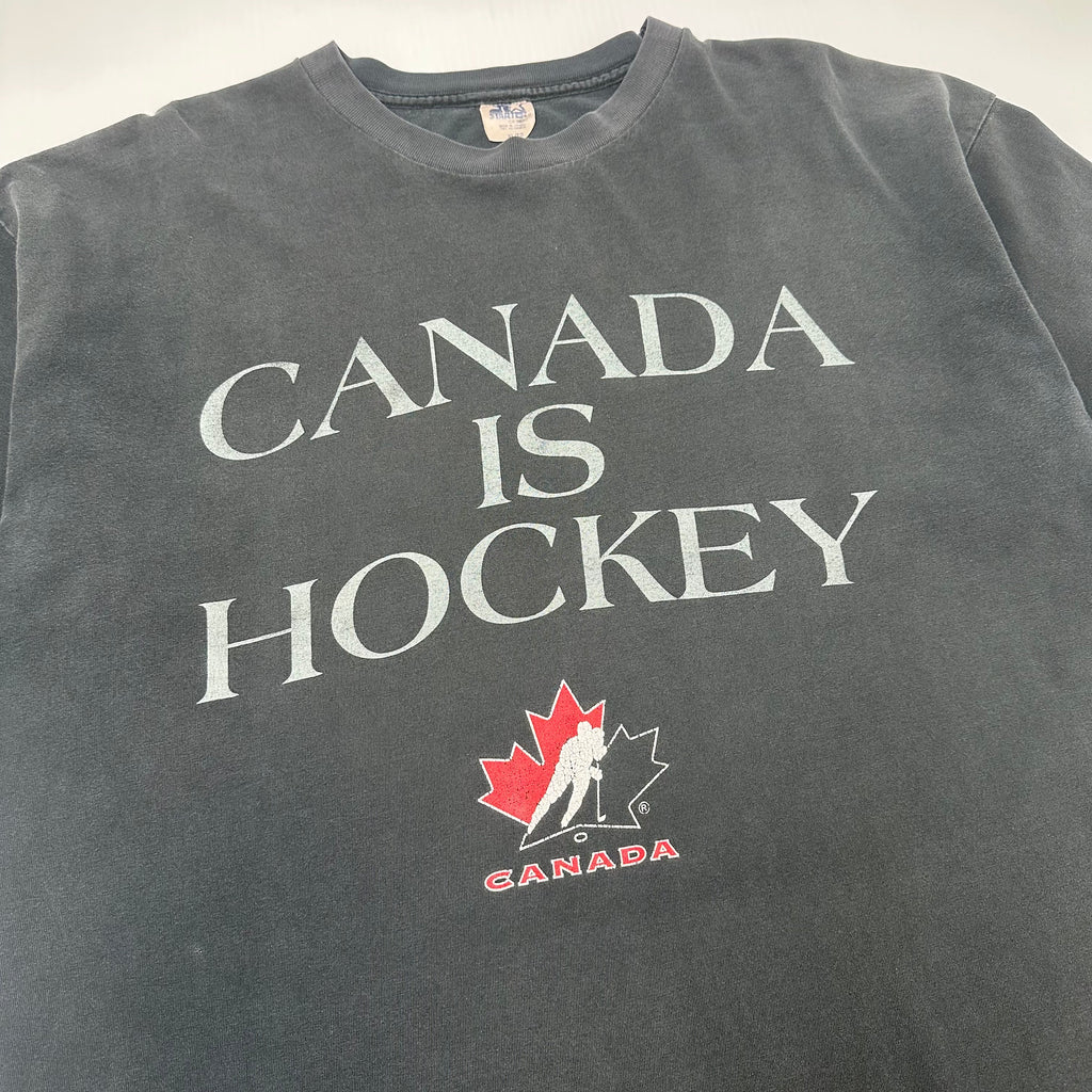 90s Starter Canada Hockey Graphic Tee XL