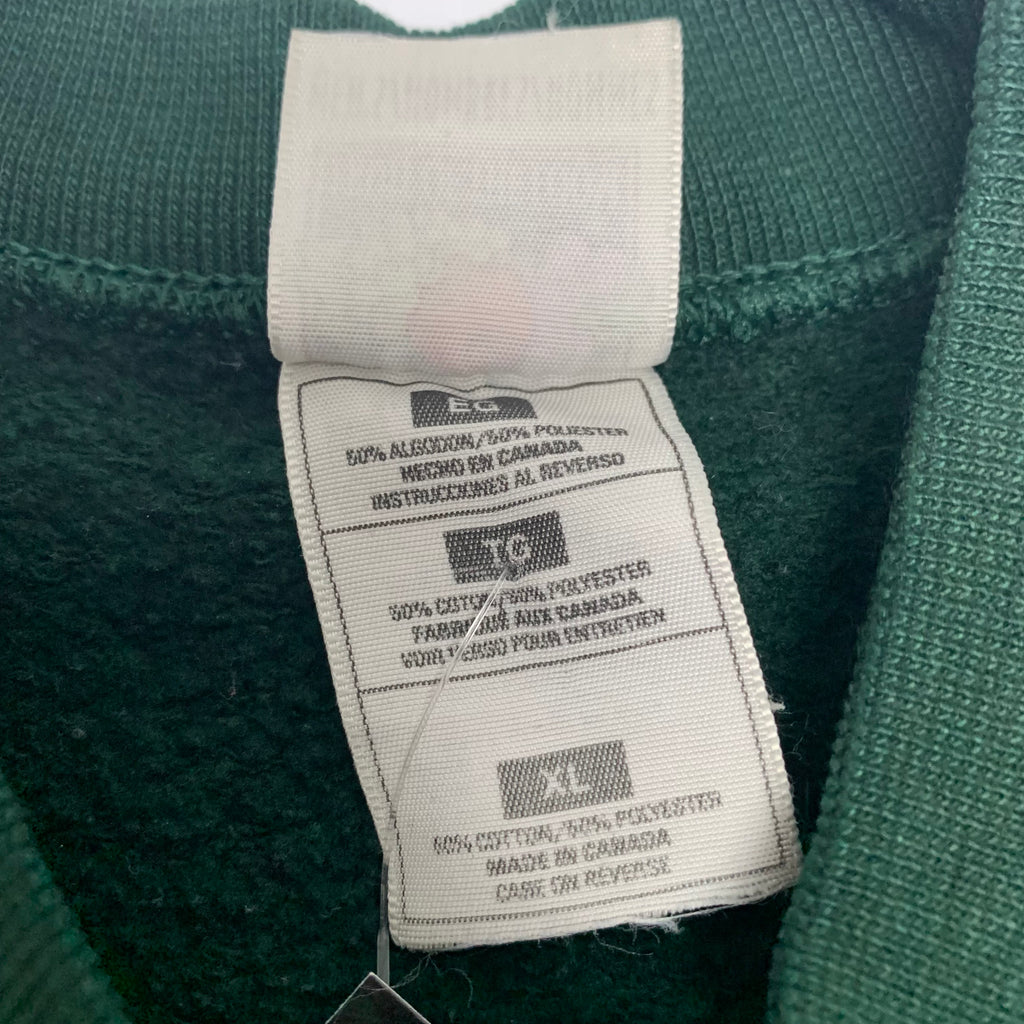 Vintage Green Raglan Crewneck XL