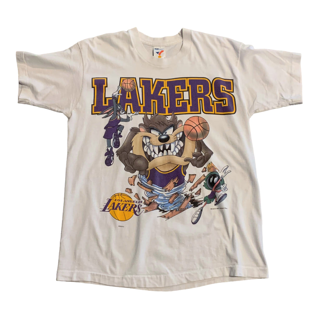 1997 Loonie Tunes Lakers Tee L
