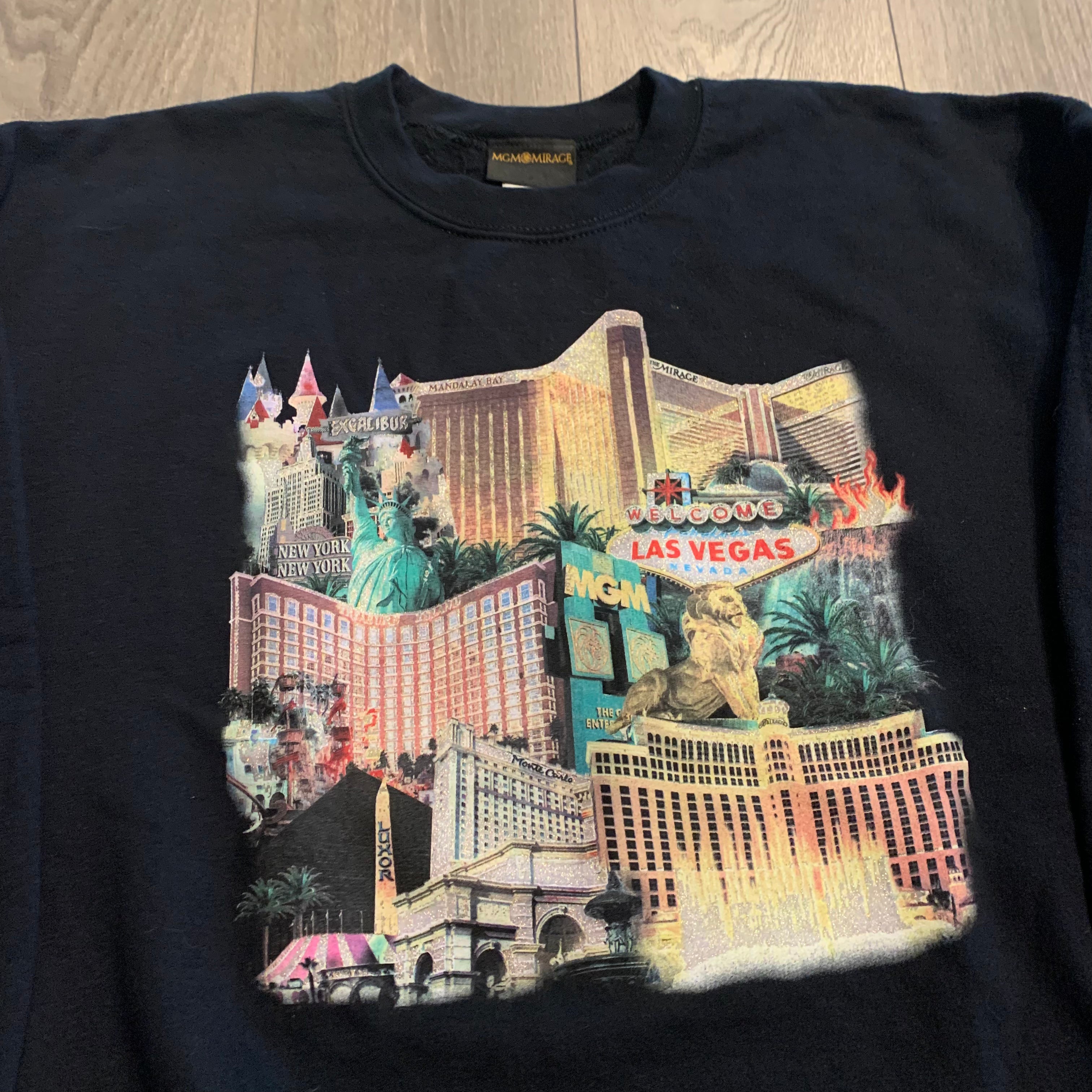 Black Las Vegas Graphic Crewneck XL