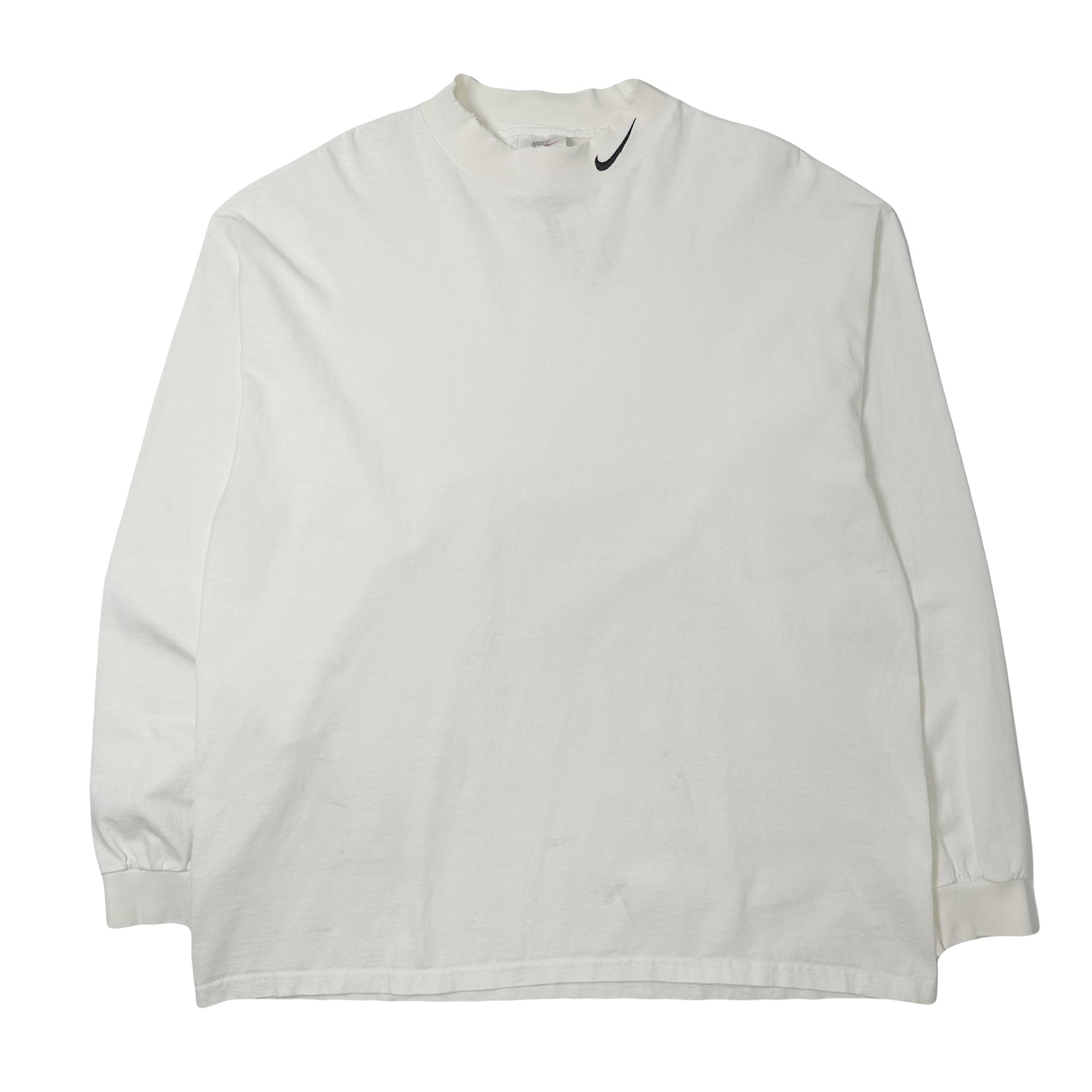 90s Nike Embroidered Logo Long Sleeve Shirt XL