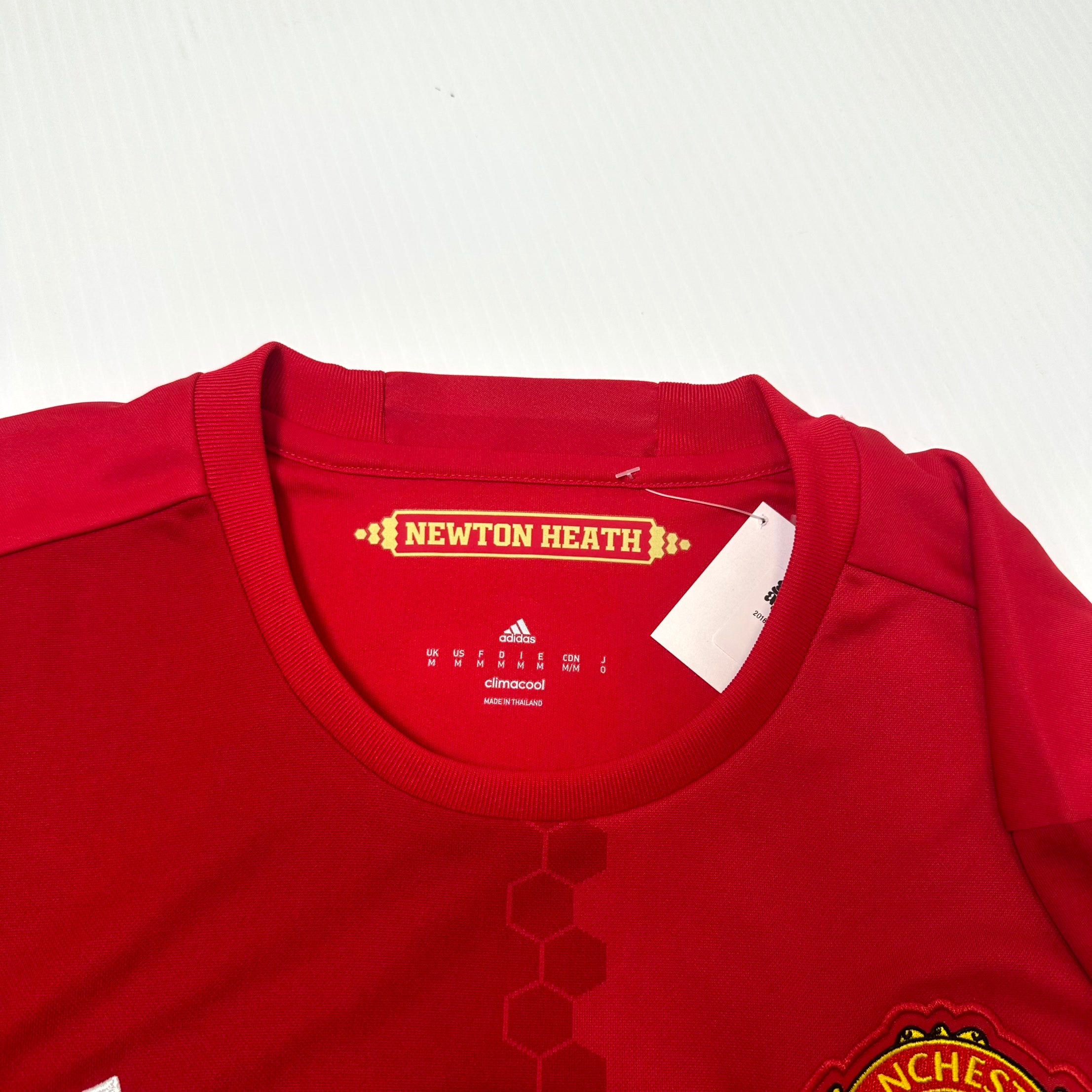 2016-17 Manchester United Adidas Ibrahimovic #9 Home Jersey M