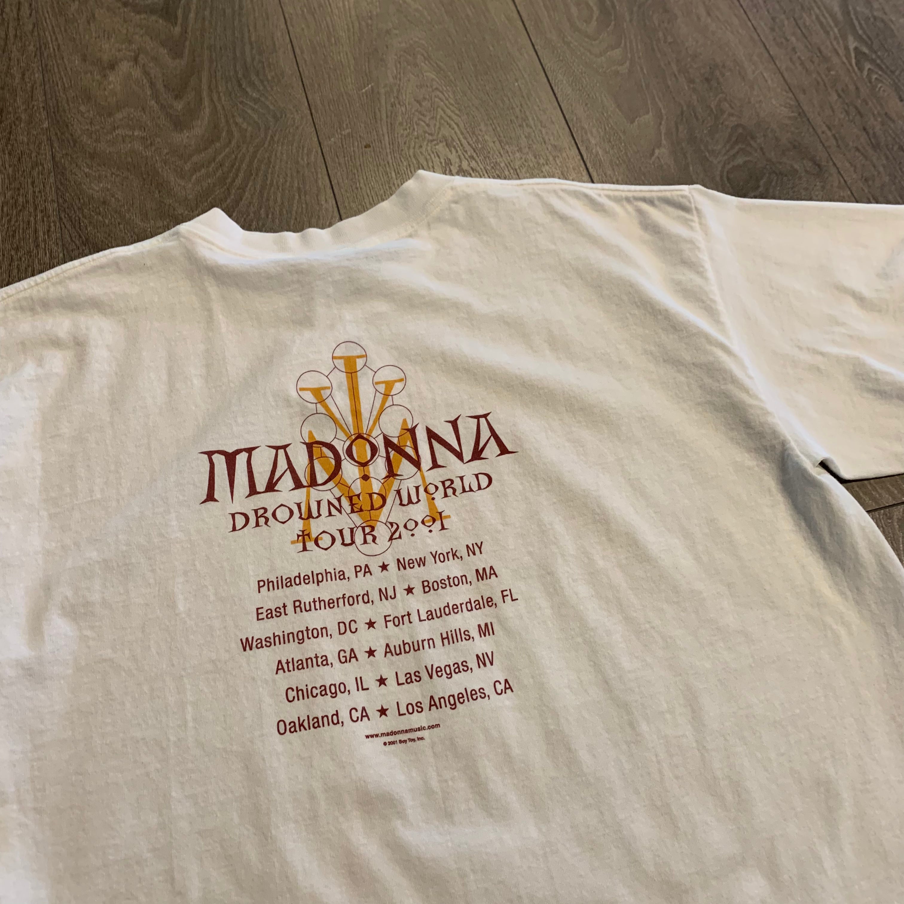 2001 Madonna Tour Tee XL