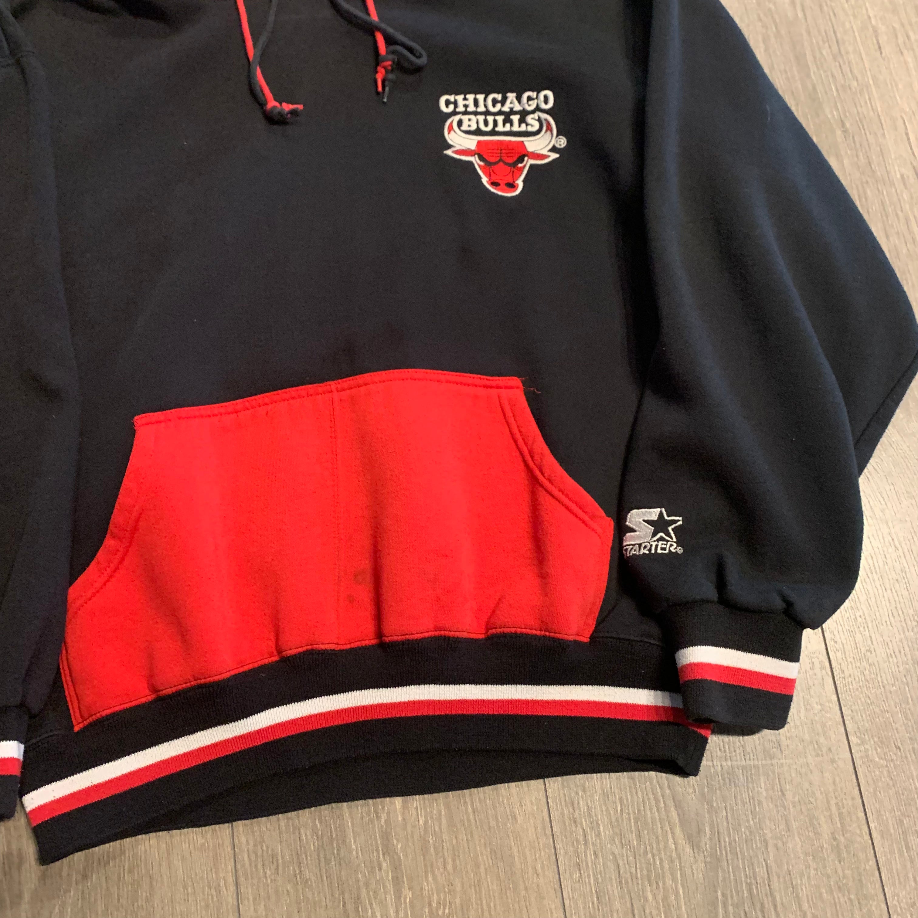 90s Chicago Bulls Starter Hoodie M
