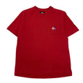 Red Stussy Pocket Tee S
