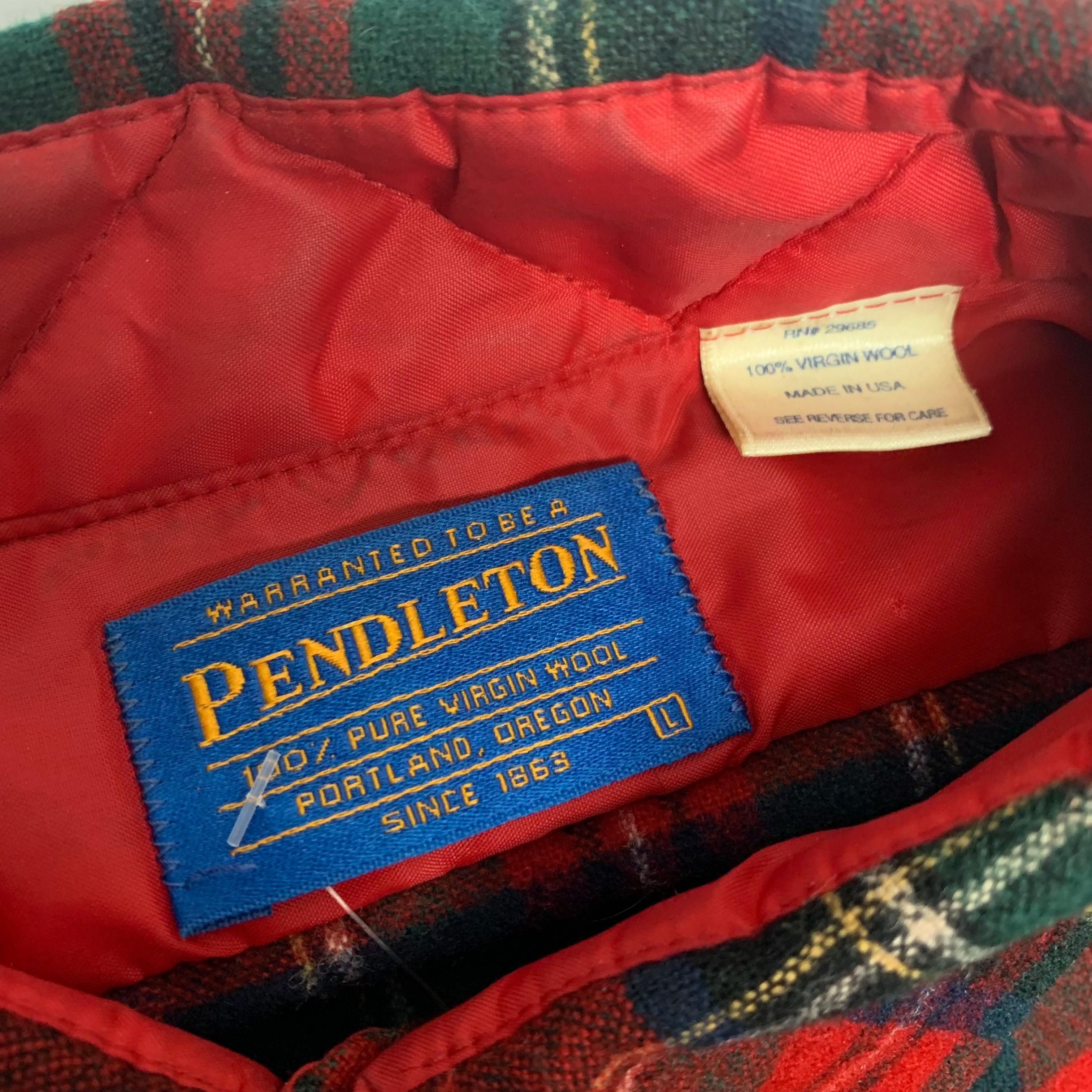 Plaid Pendleton Flannel L