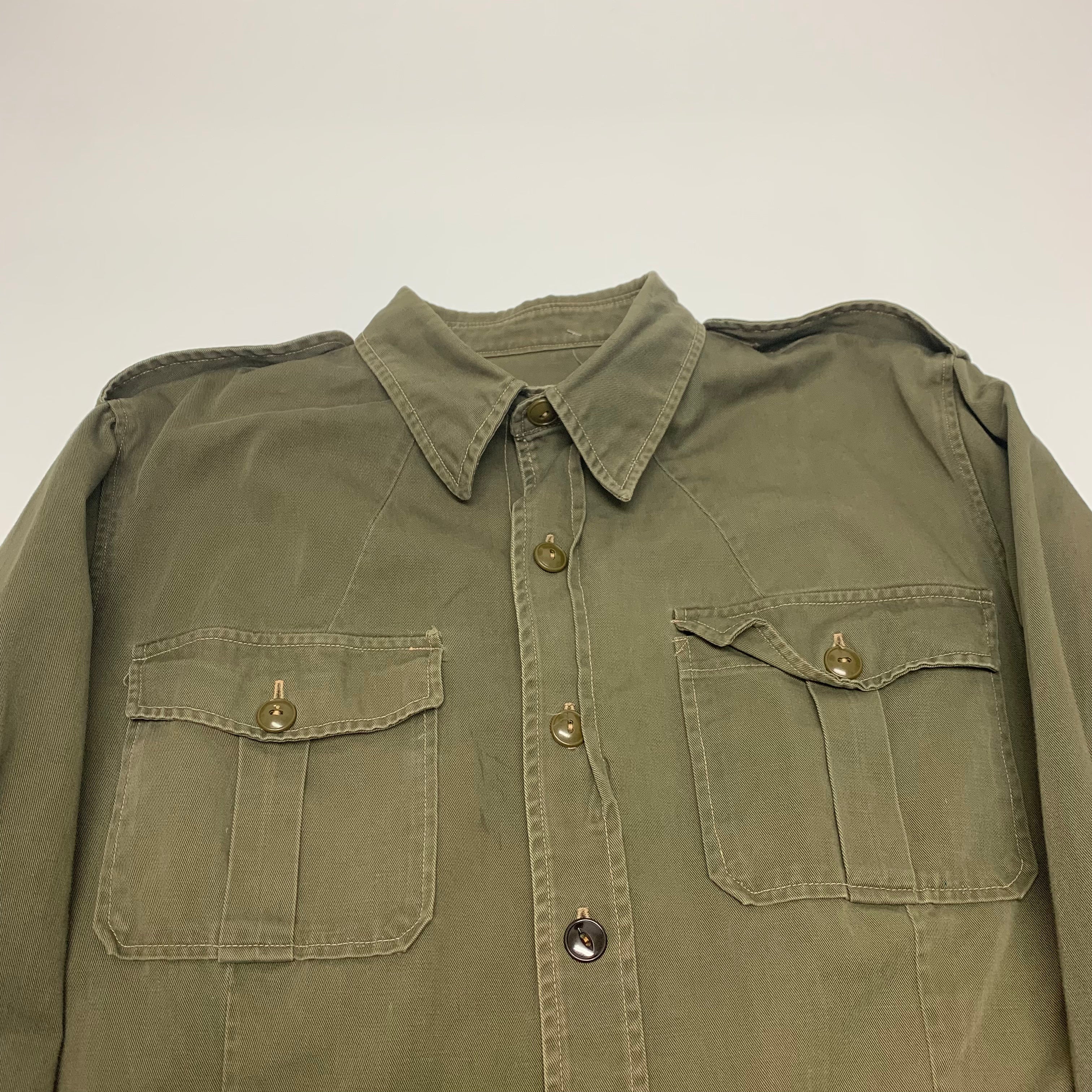 Faded Green Military Jacket M
