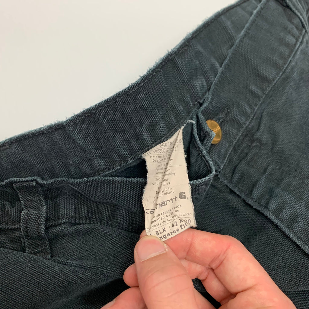 Black Vintage Carhartt Double Knees 38