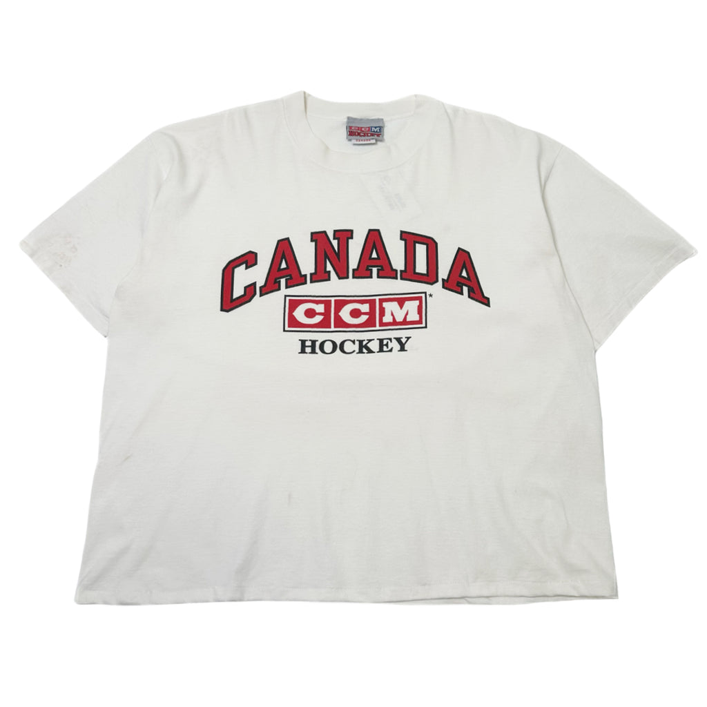 90s Canada CCM Hockey Graphic Tee XL