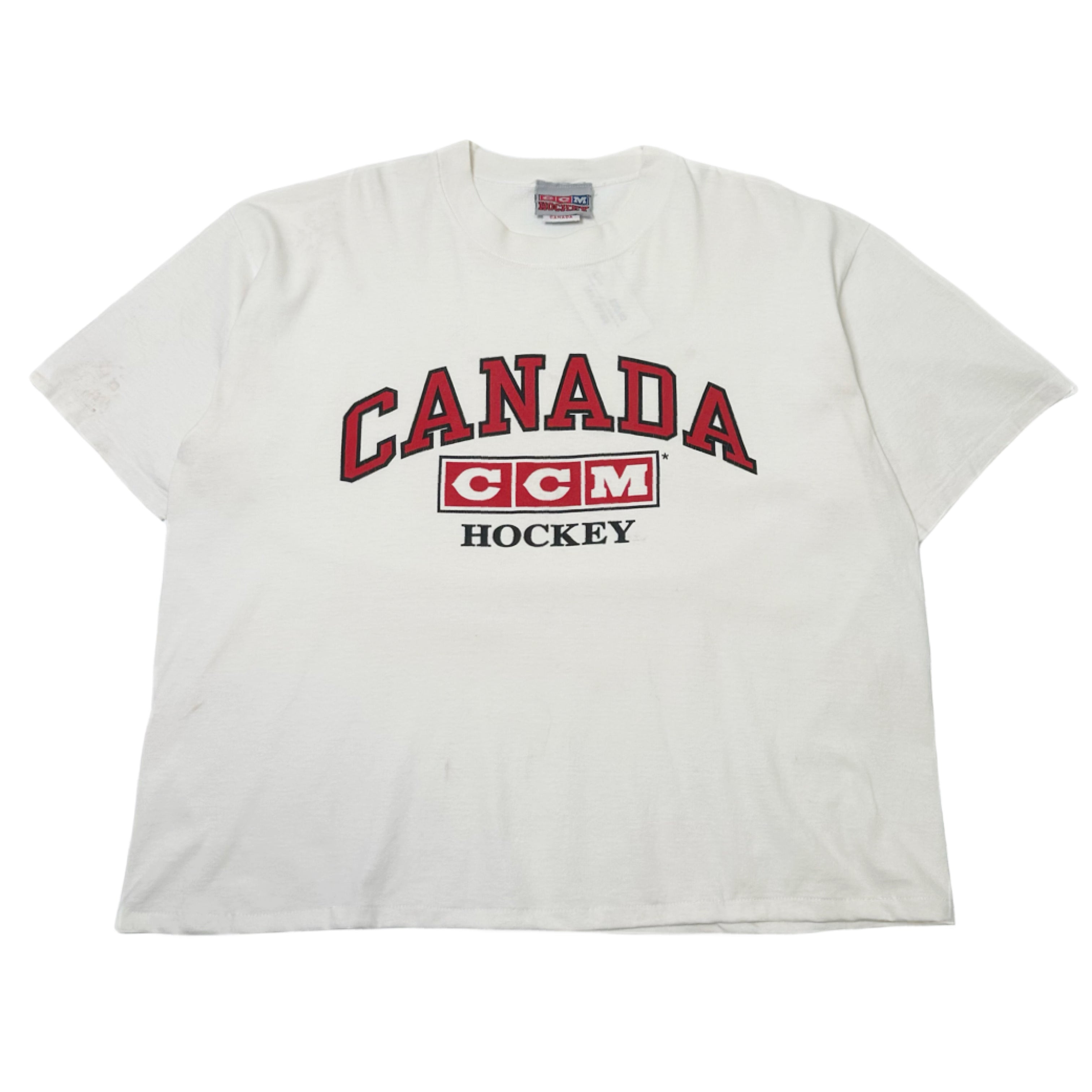90s Canada CCM Hockey Graphic Tee XL