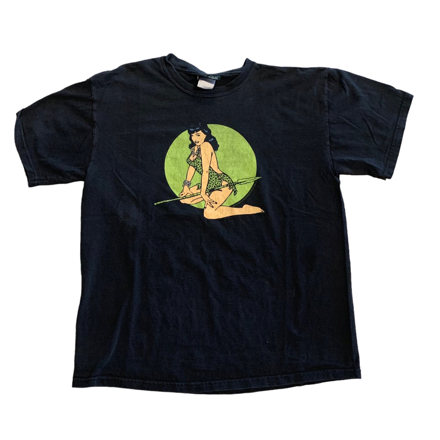 Retro Betty Page Go Go Tee L