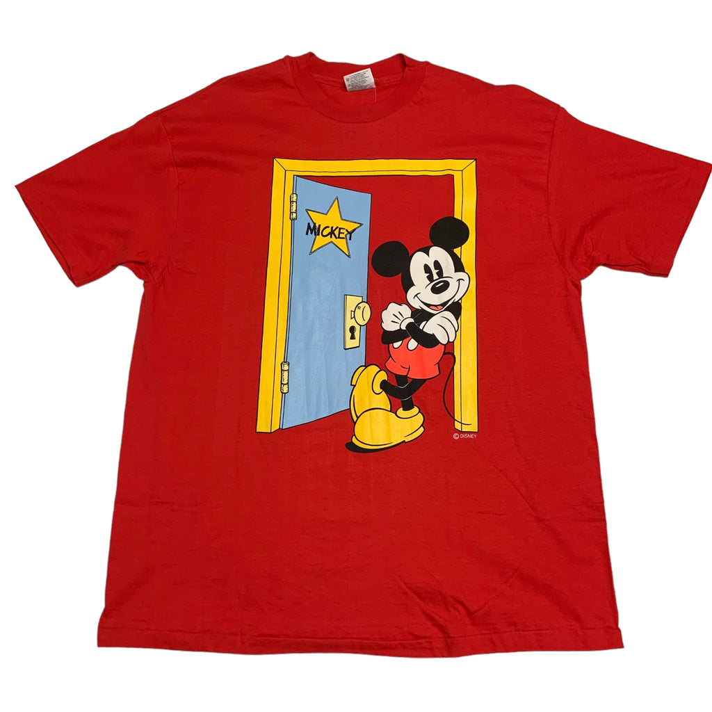 90s Red Mickey Tee XL
