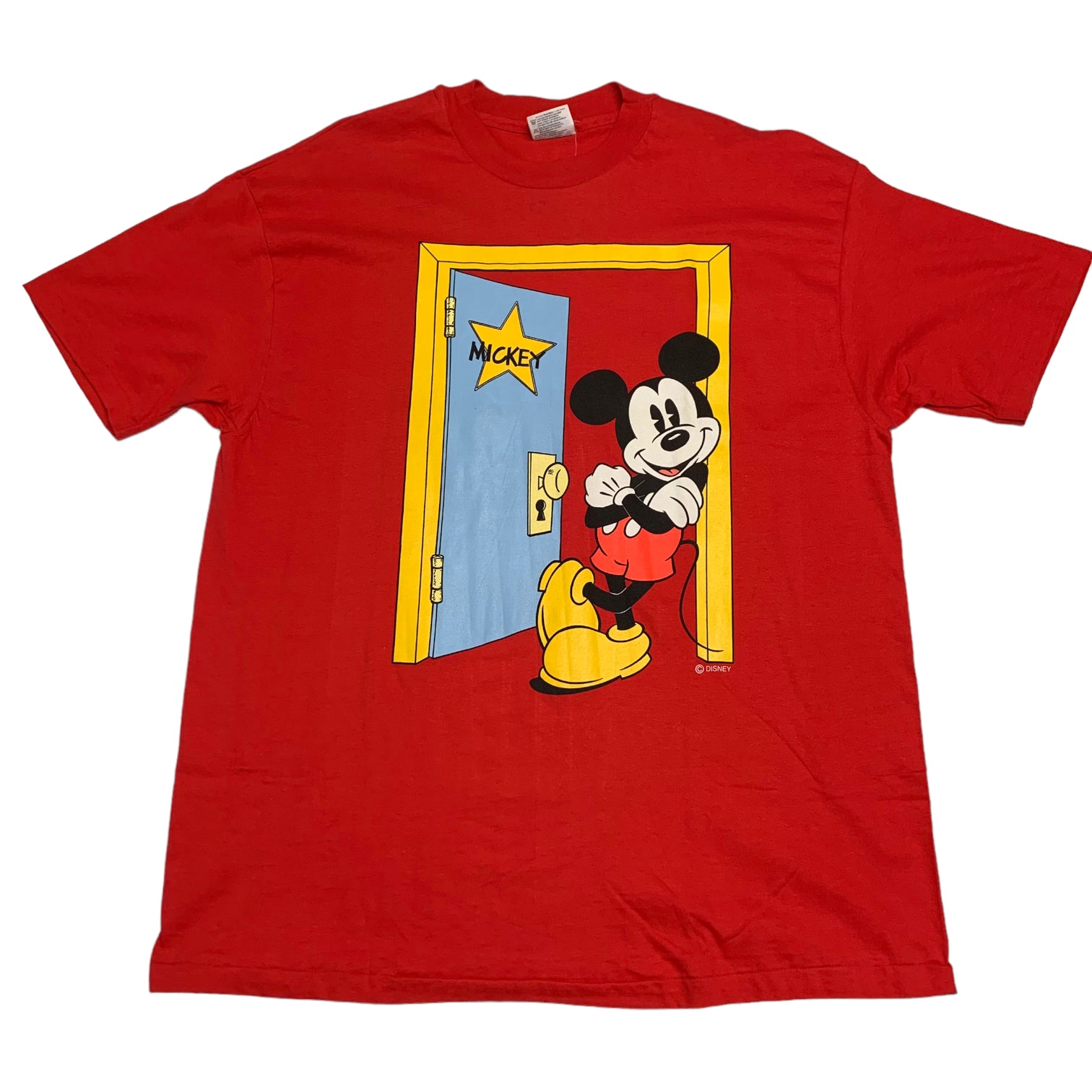 90s Red Mickey Tee XL