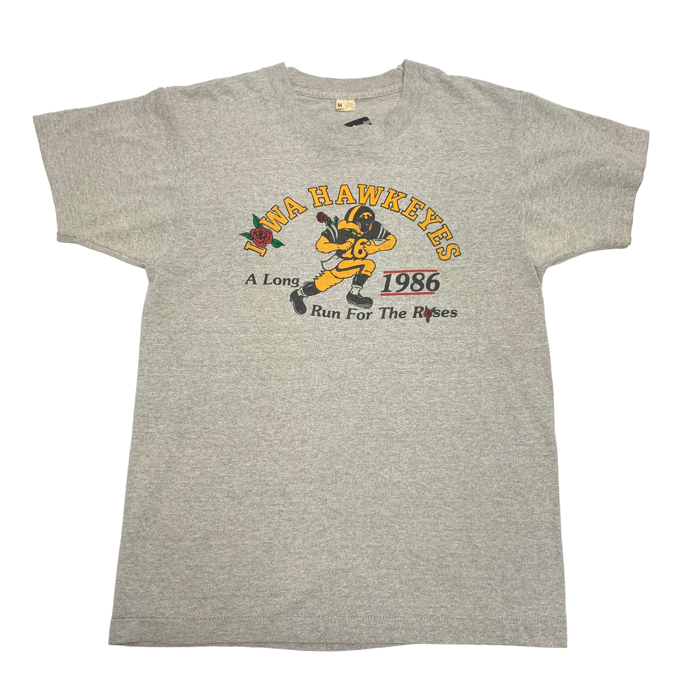 86’ Iowa Hawkeyes Football Tee M