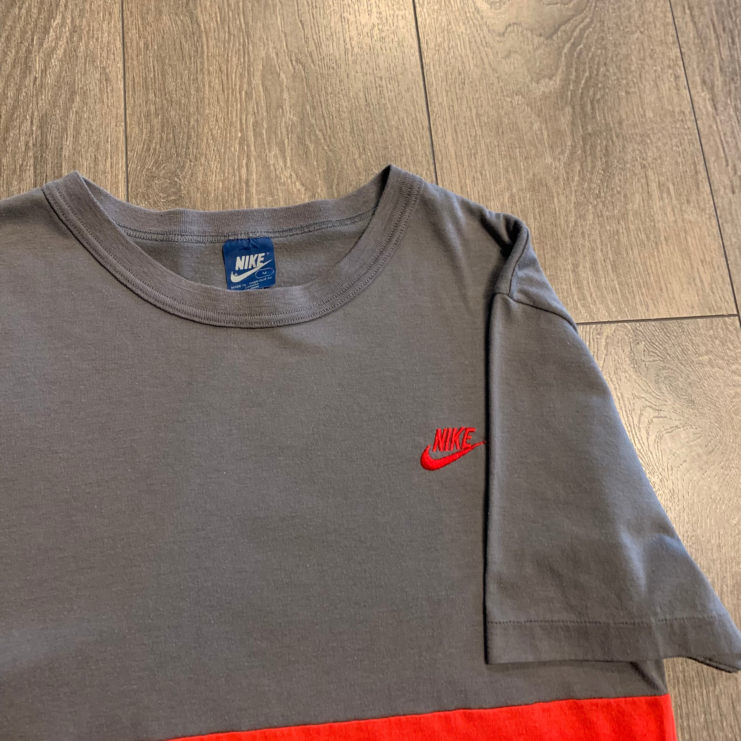 80s Nike Striped Tee M