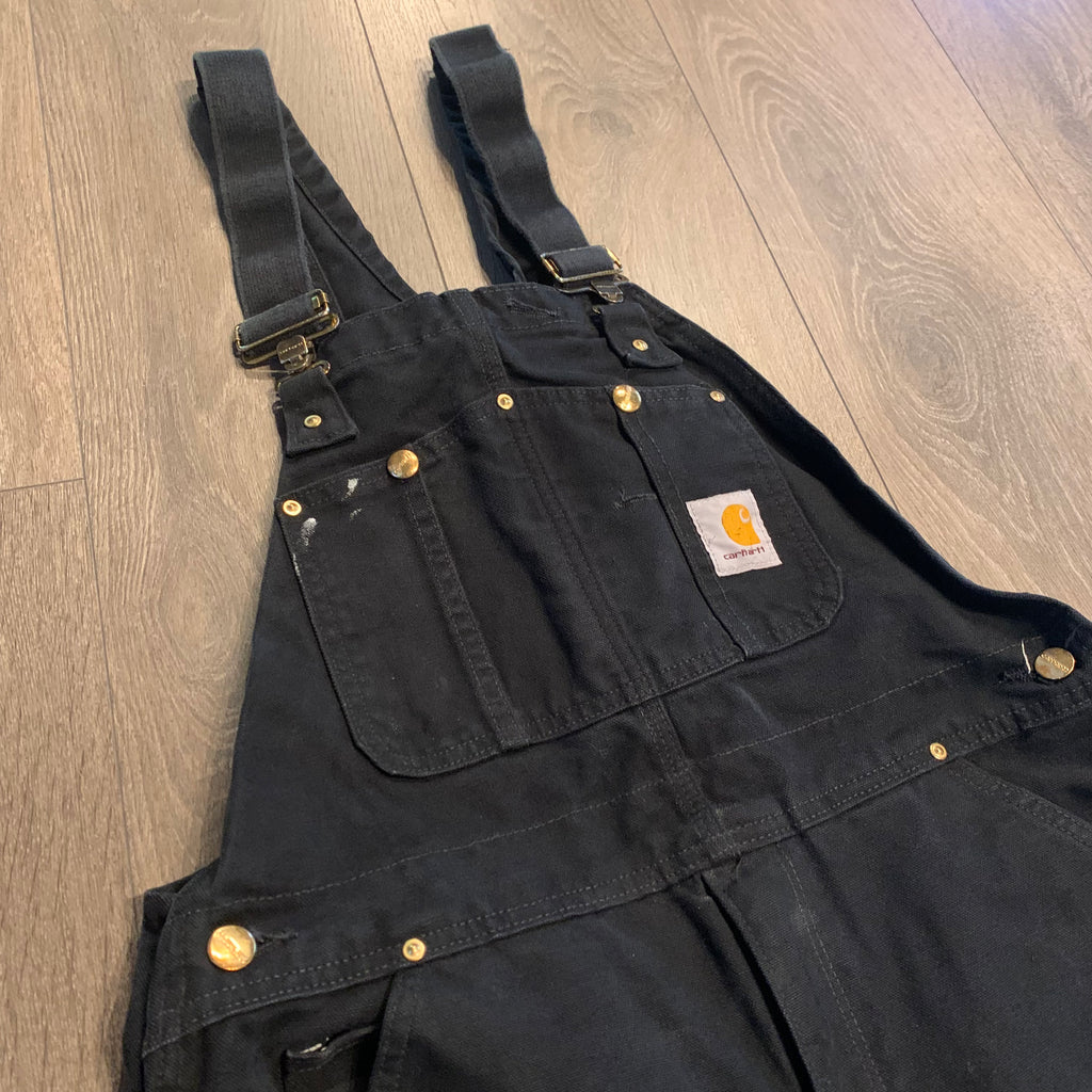 Carhartt Black Overalls 36