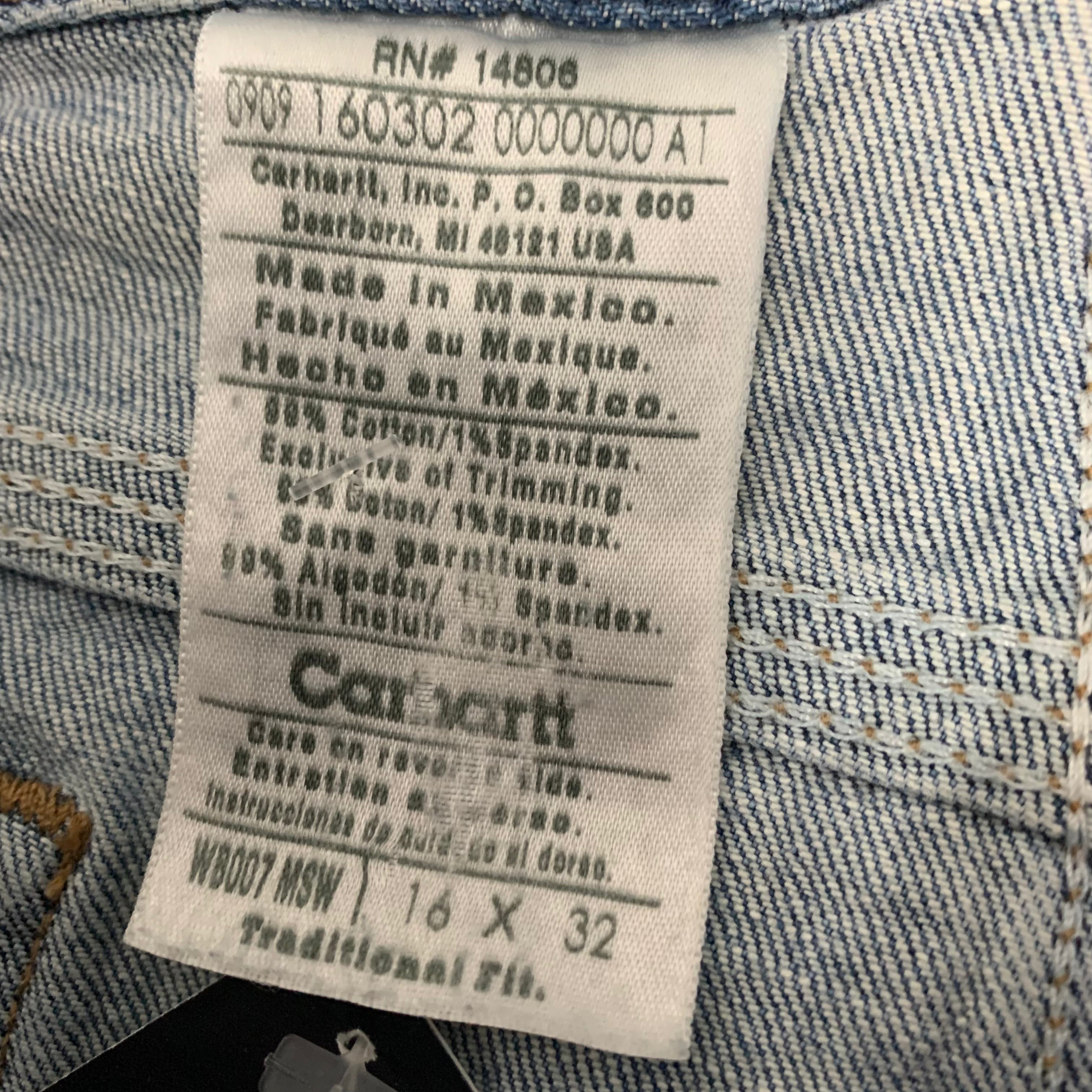 Carhartt Denim Women’s XL