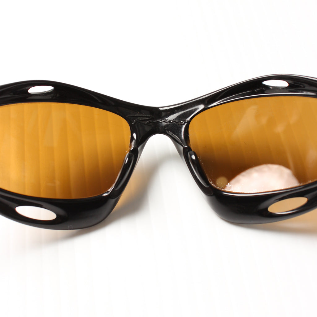 Vintage Oakley Water Jacket Vented Sunglasses Jet Black