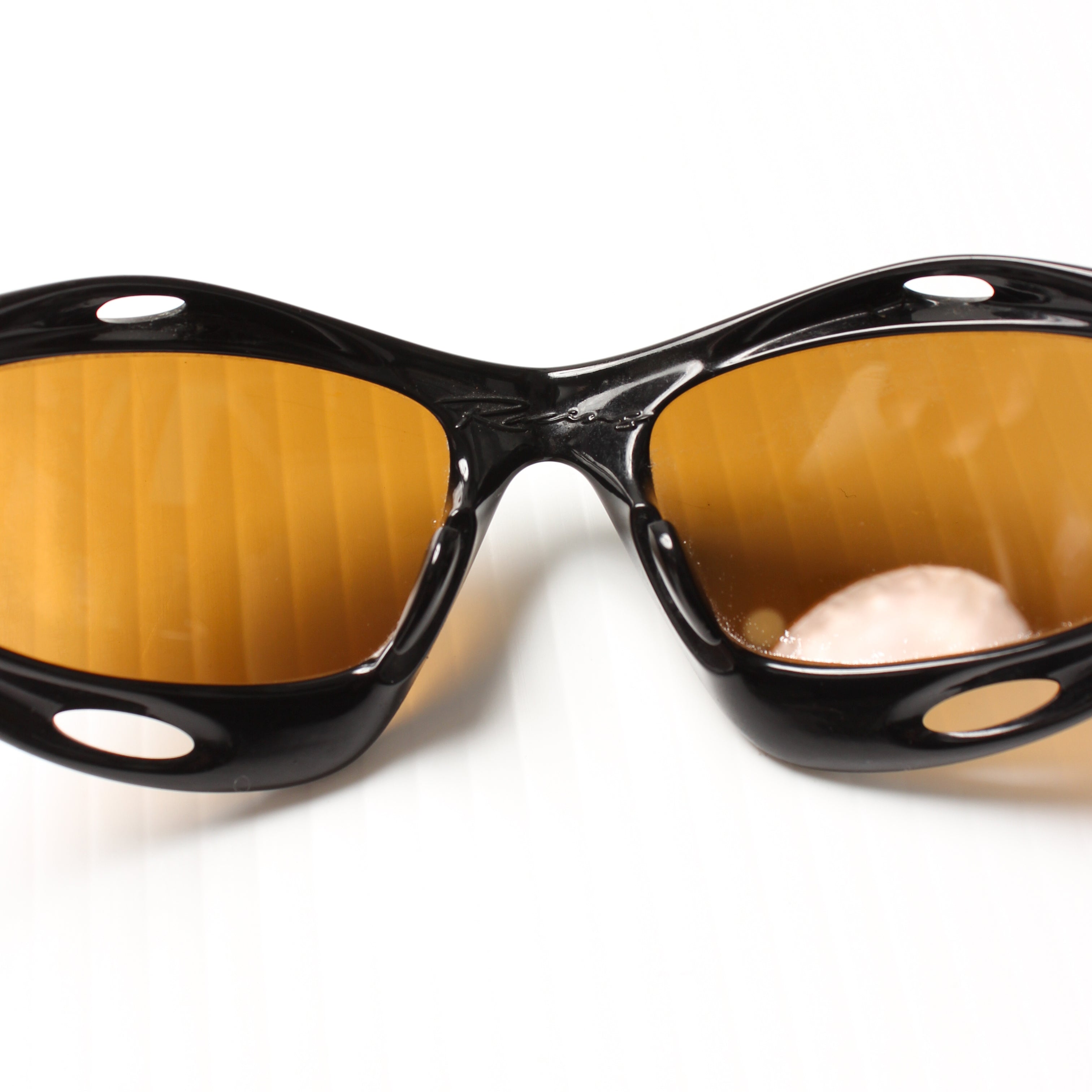 Vintage Oakley Water Jacket Vented Sunglasses Jet Black