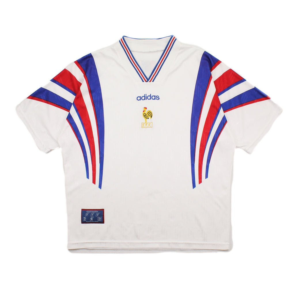 1996 Adidas France Away Kit L