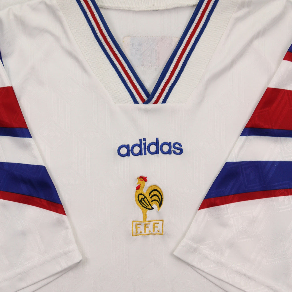 1996 Adidas France Away Kit L