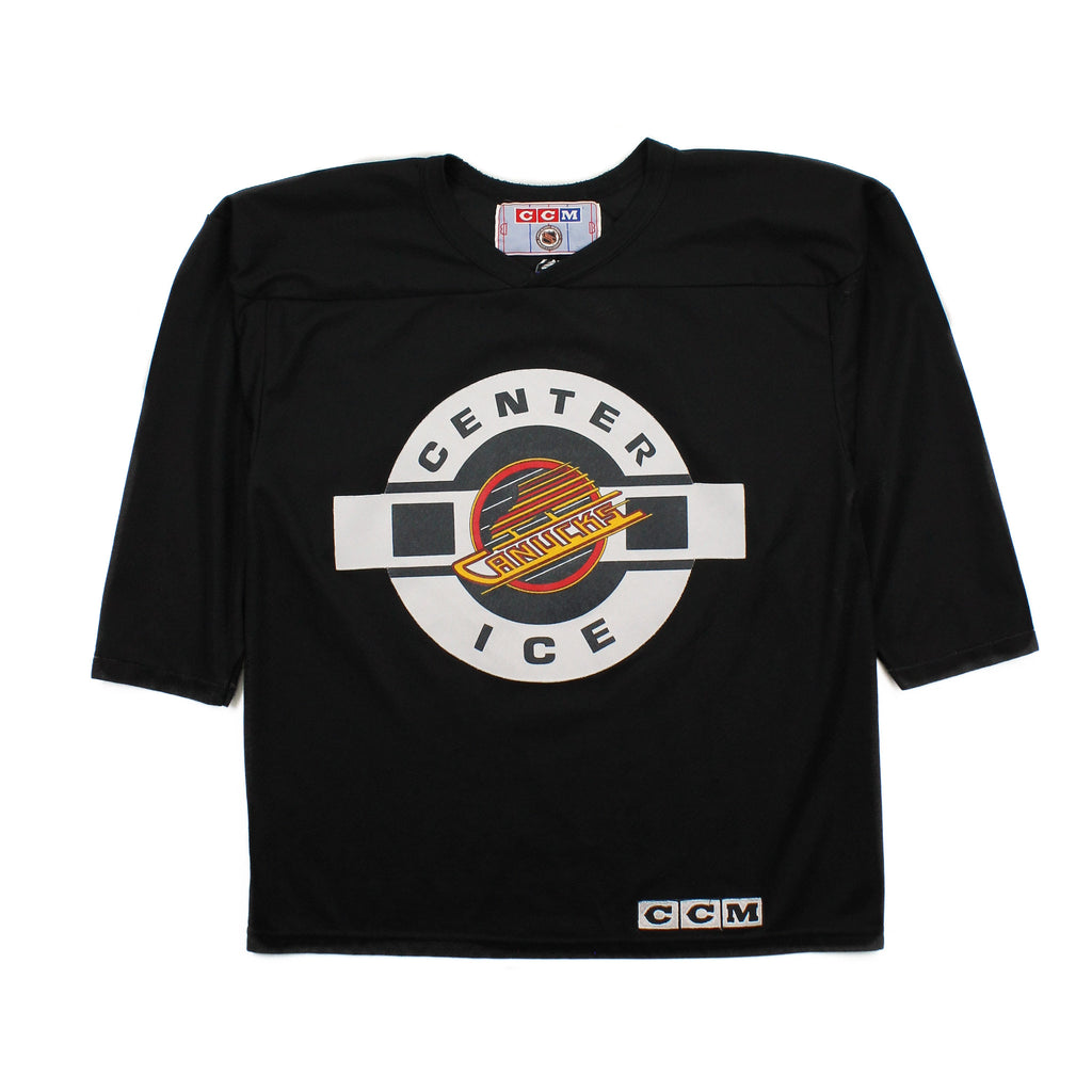 Vintage CCM Canucks Centre Ice Practice Jersey M