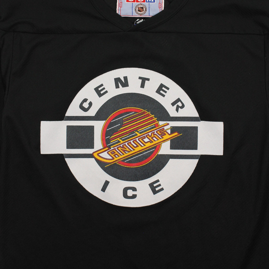 Vintage CCM Canucks Centre Ice Practice Jersey M