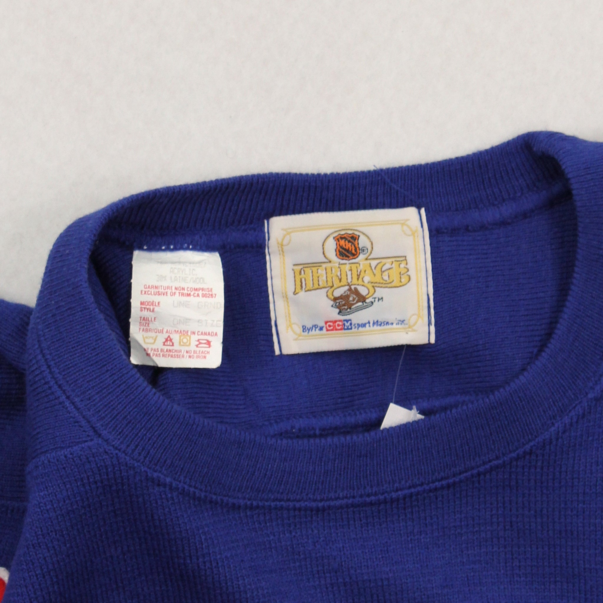 Vintage New York Rangers NHL Sweater Jersey L